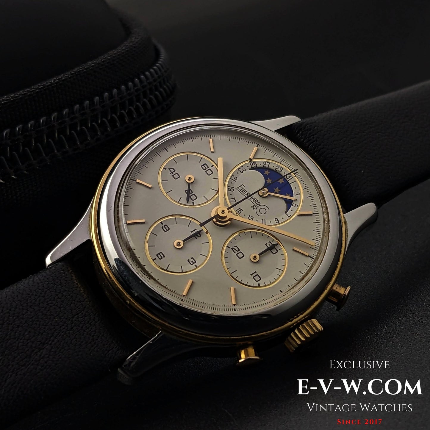 Eberhard & Co.Chrono Royal Moonphase Vintage 1990s / cal.1883 / Ref.32004