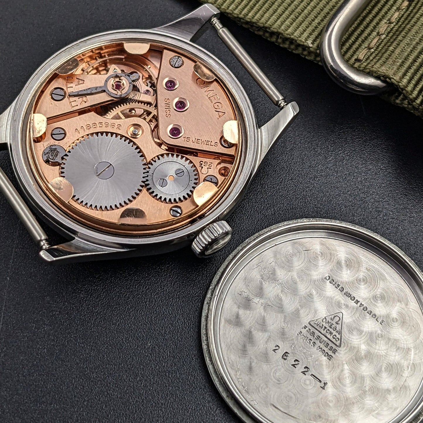 Rare Omega Vintage 1940s WWII / Ref 2622-1 / cal. 265 (30T2 family)