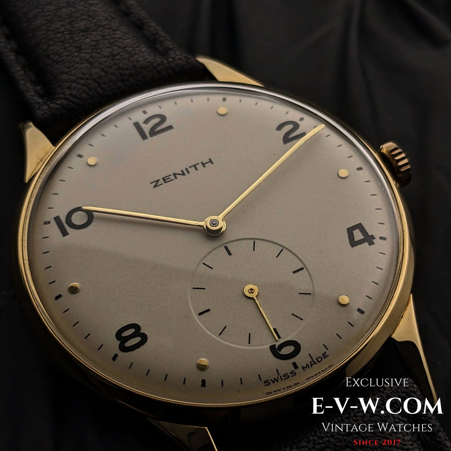 Vintage 1949 Zenith 18K Gold / Jumbo 37mm / Cal.126