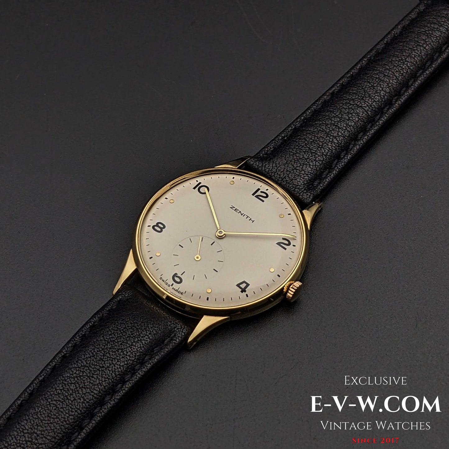 Vintage 1949 Zenith 18K Gold / Jumbo 37mm / Cal.126