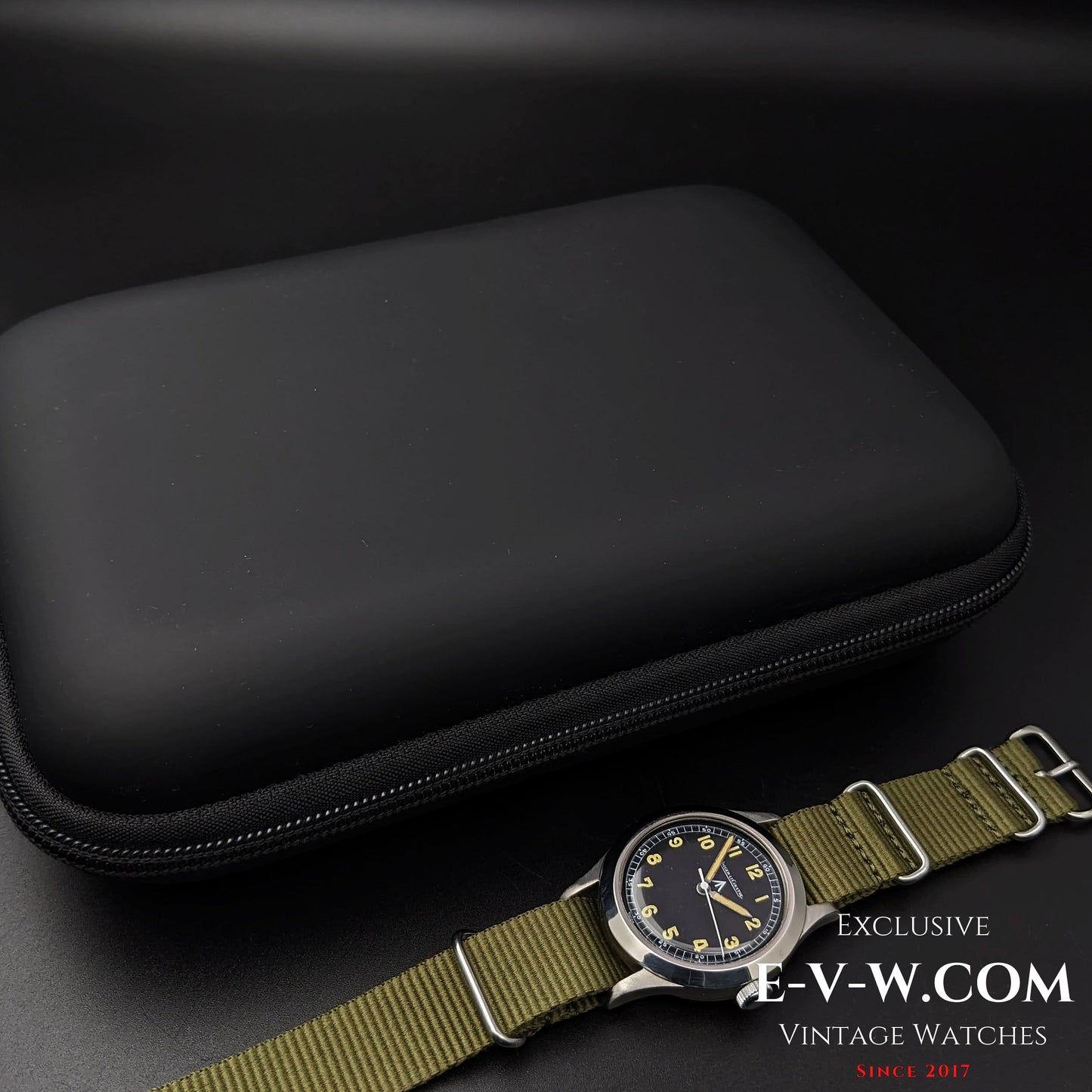 Very Rare Jaeger LeCoultre Military A.D.R.I (Army of the Republic of Indonesia) Dirty Dozen W.W.W / Cal 885