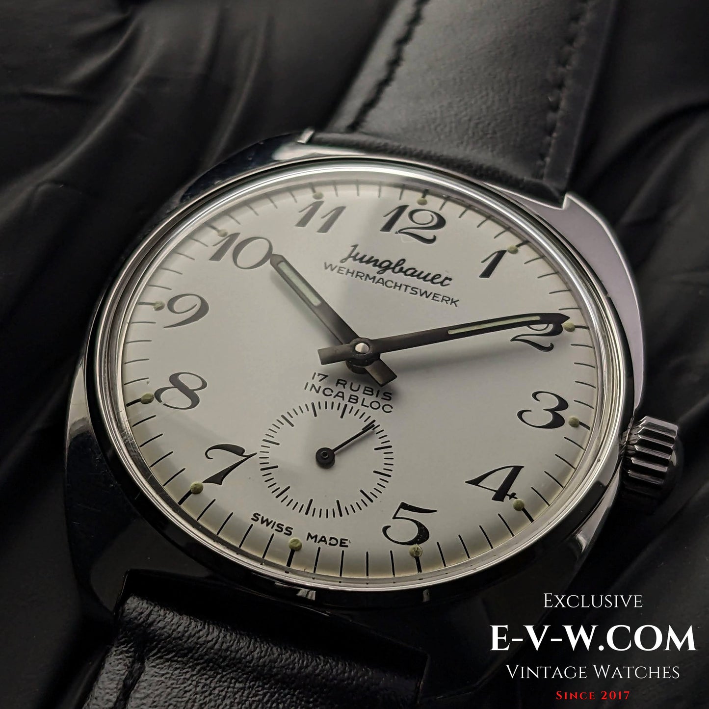 Jungbauer Wehrmachtswerk military watch Swiss Cal. MK / rocket army
