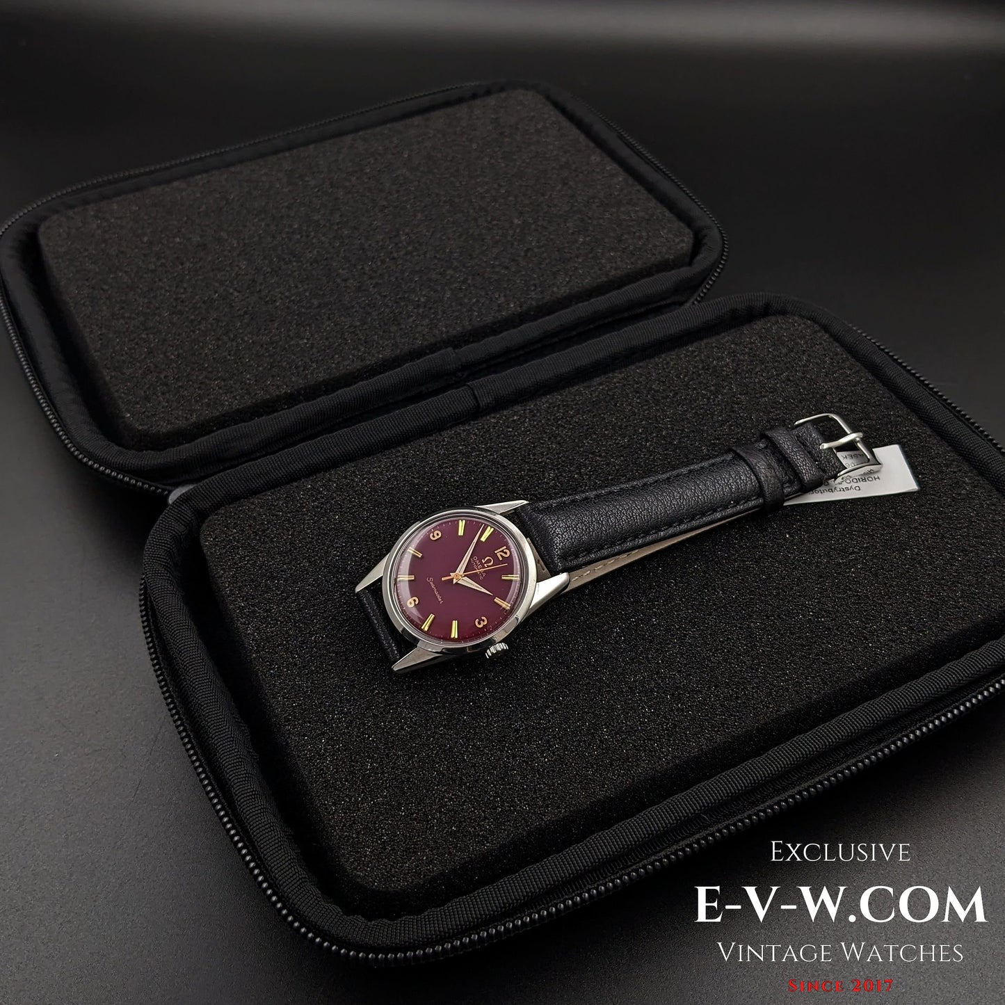 Omega Seamaster Red Dial Automatic  / cal.552 / Ref. 14700 1 SC /  Vintage 1961