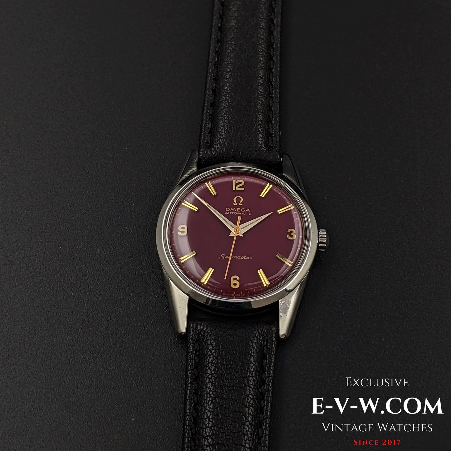 Omega Seamaster Red Dial Automatic  / cal.552 / Ref. 14700 1 SC /  Vintage 1961