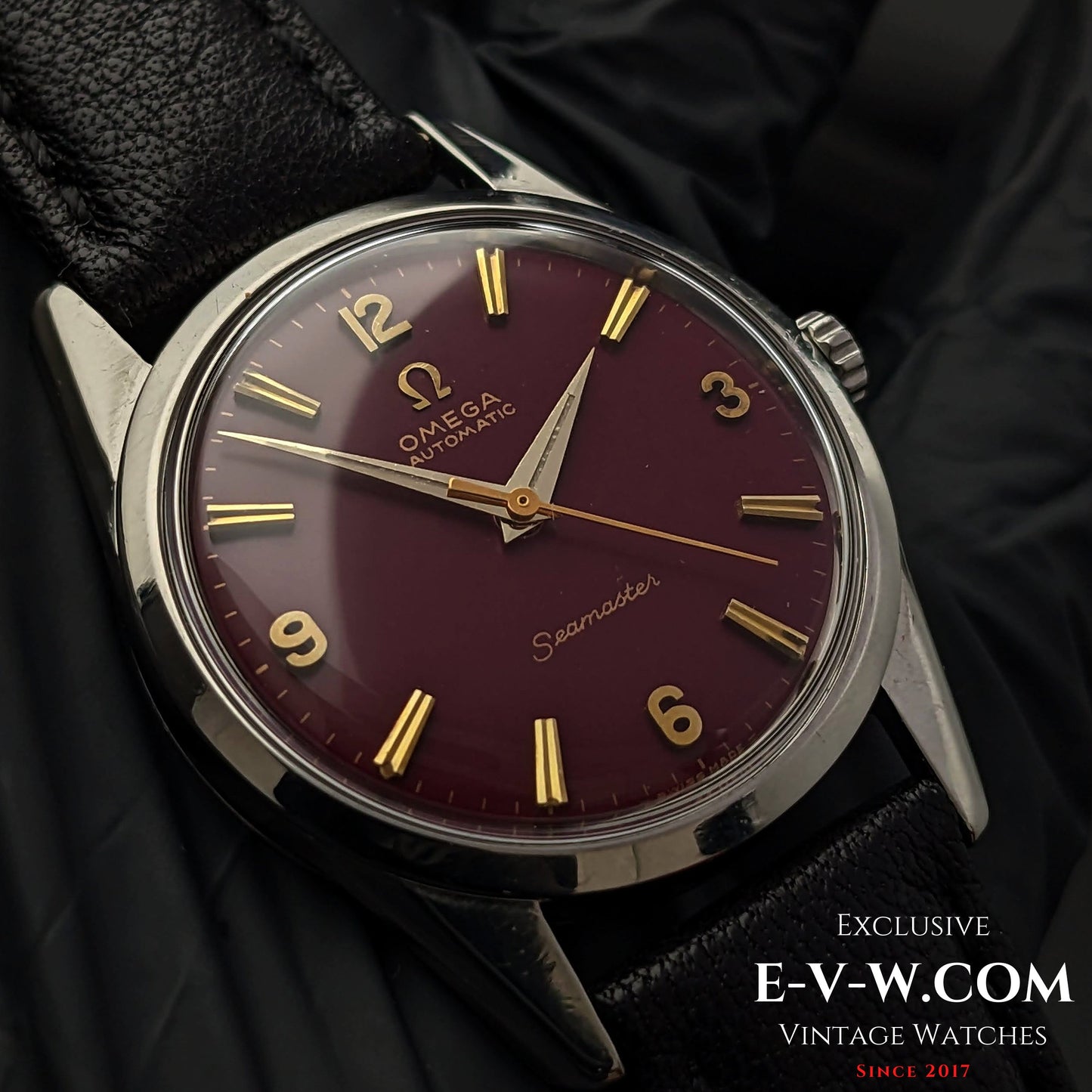 Omega Seamaster Red Dial Automatic  / cal.552 / Ref. 14700 1 SC /  Vintage 1961