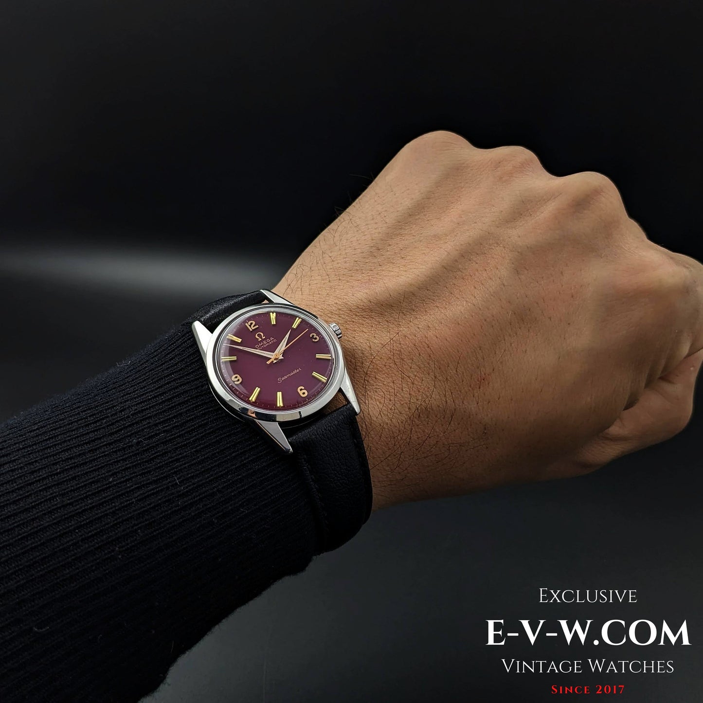 Omega Seamaster Red Dial Automatic  / cal.552 / Ref. 14700 1 SC /  Vintage 1961