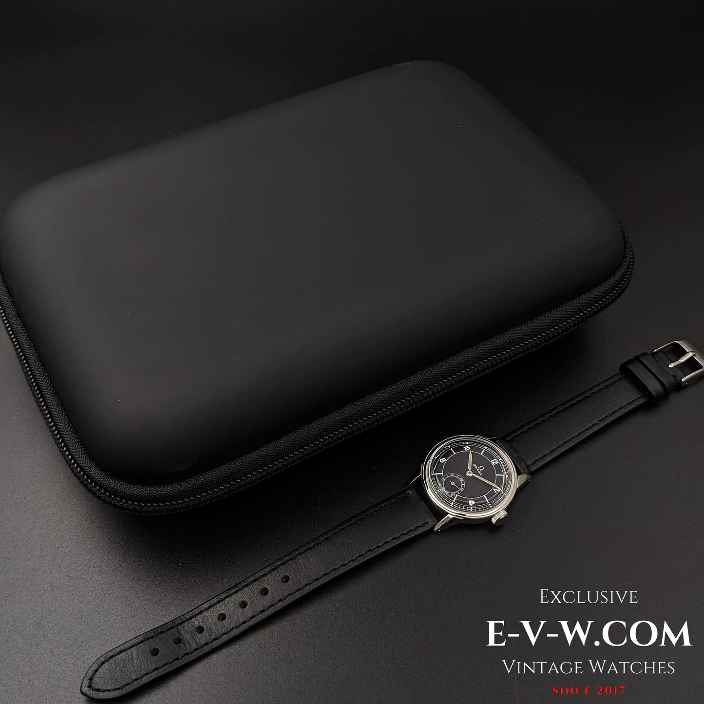 88 Years old  Omega Black Dial  /Rare cal. R17.8 / Vintage 1935