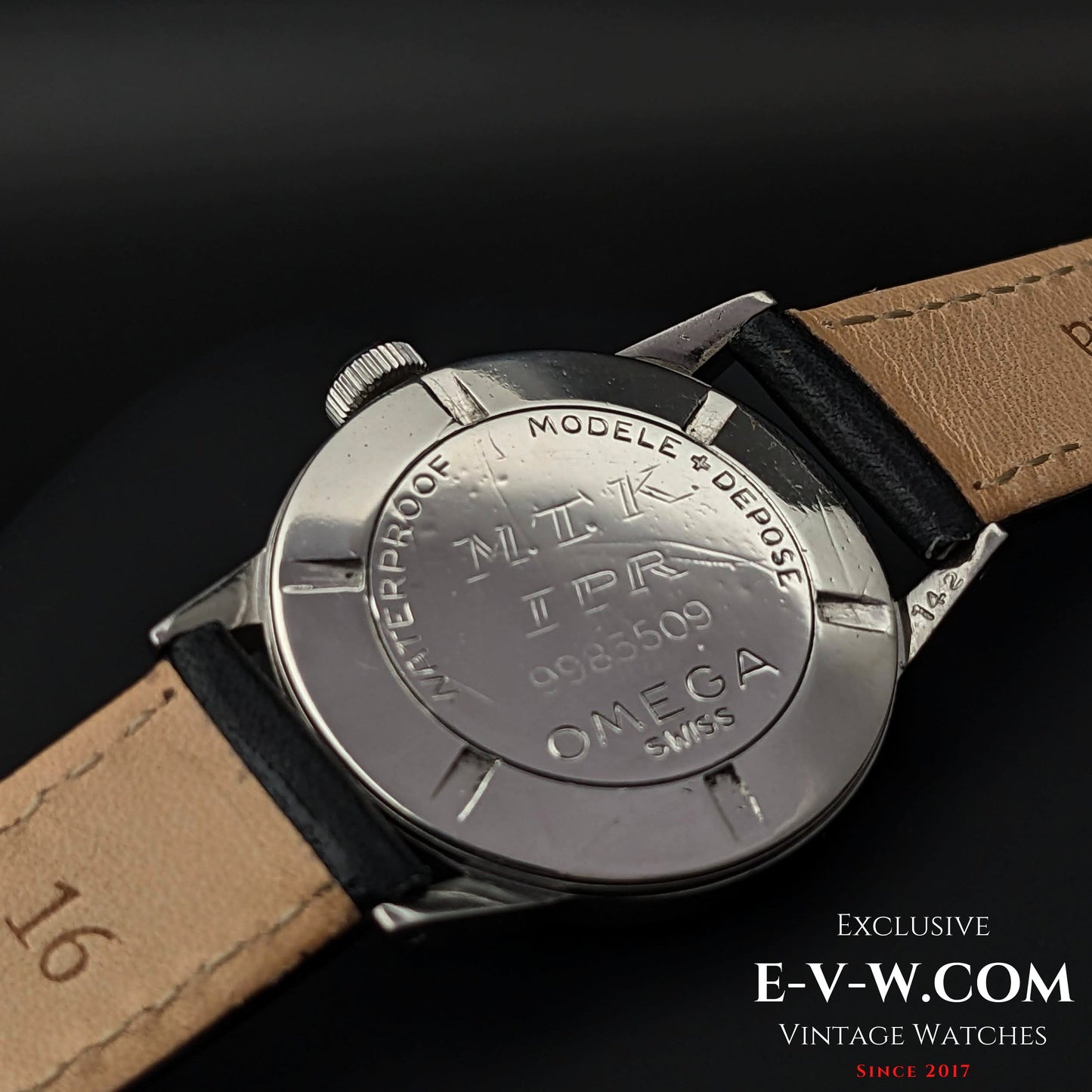 88 Years old  Omega Black Dial  /Rare cal. R17.8 / Vintage 1935