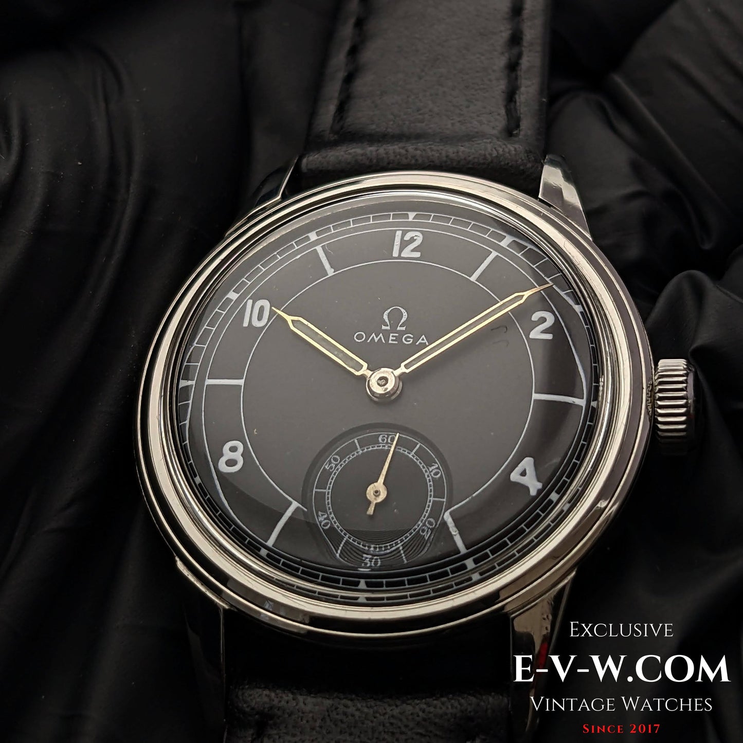 Omega Black Dial  / cal.R17.8 / Vintage 1935