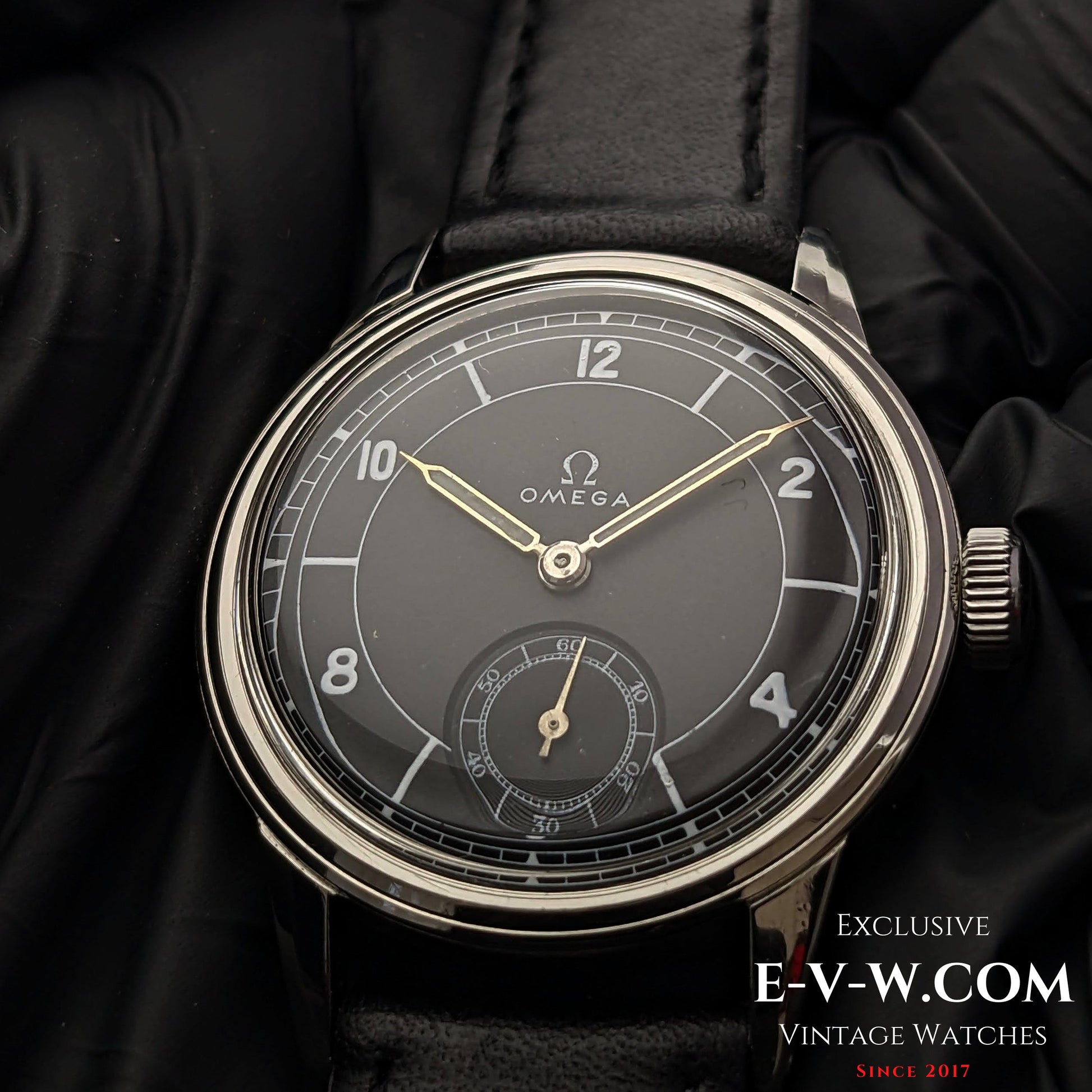 Omega Black Dial  / cal.R17.8 / Vintage 1935