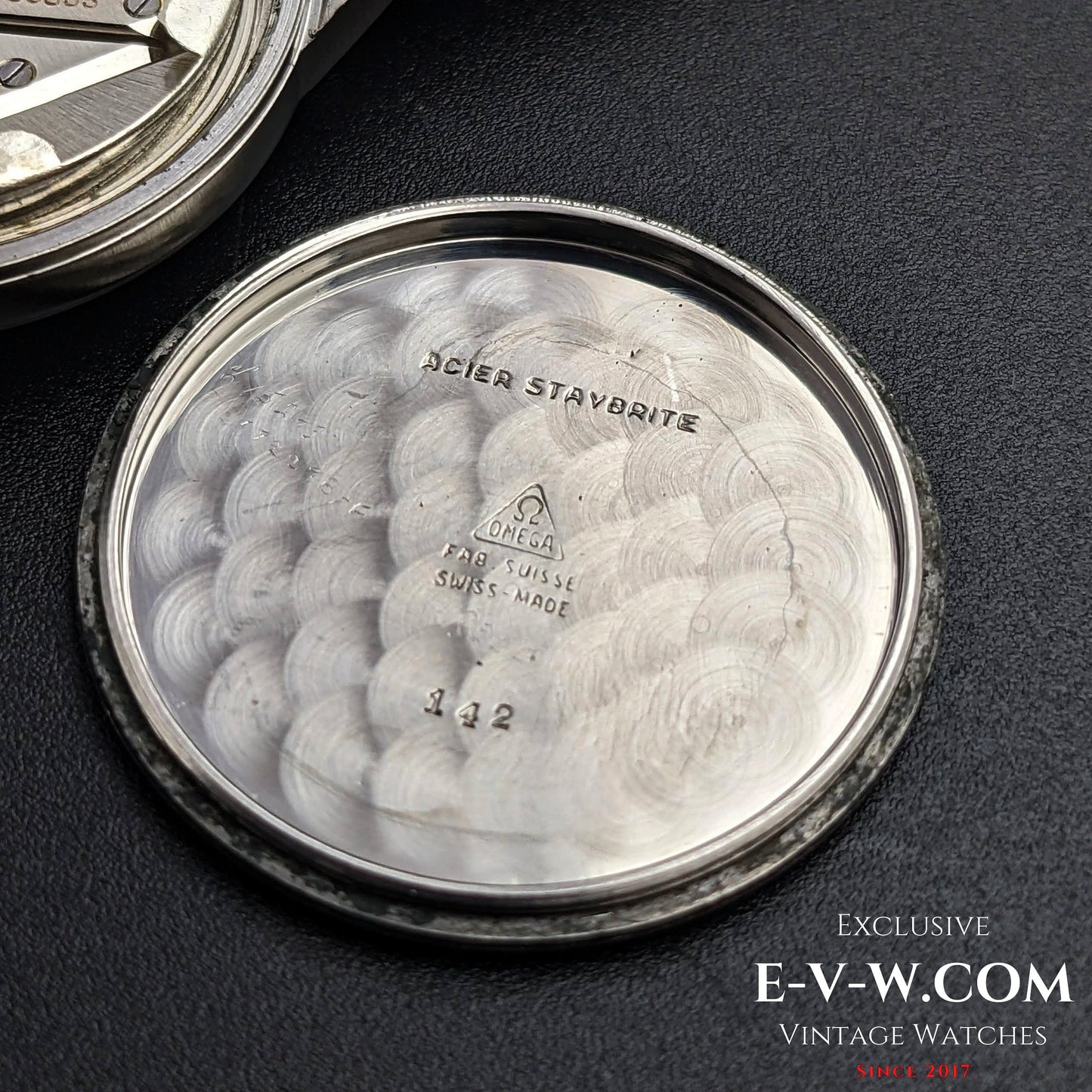 88 Years old  Omega Black Dial  /Rare cal. R17.8 / Vintage 1935