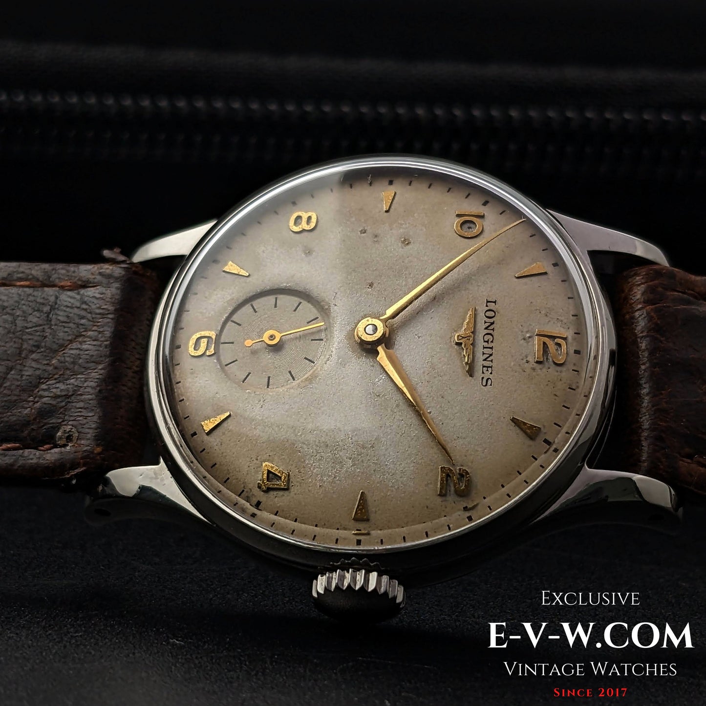 Longines from 1951 with a nice vintage patina on the dila / Cal 12.68Z