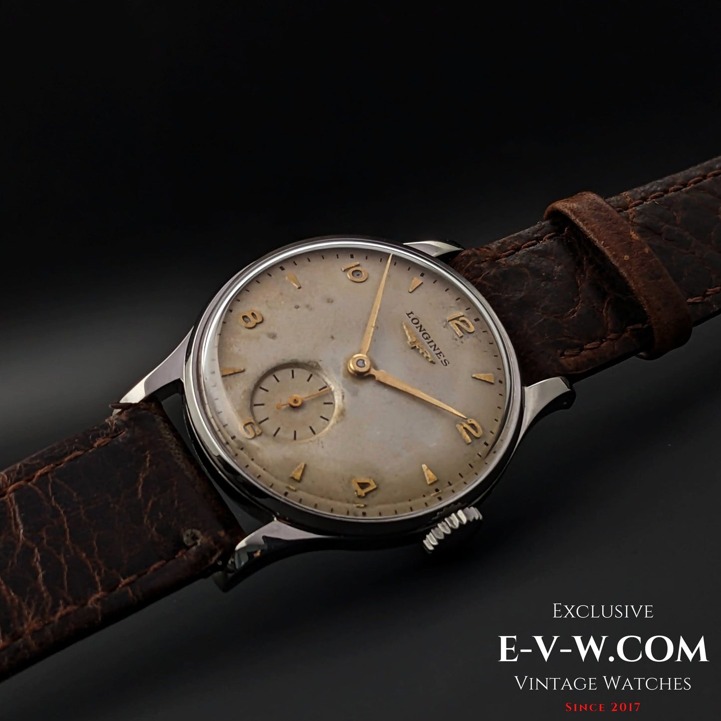Longines from 1951 with a nice vintage patina on the dila / Cal 12.68Z