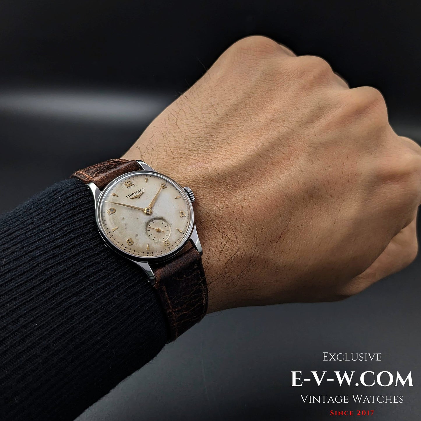 Longines from 1951 with a nice vintage patina on the dila / Cal 12.68Z