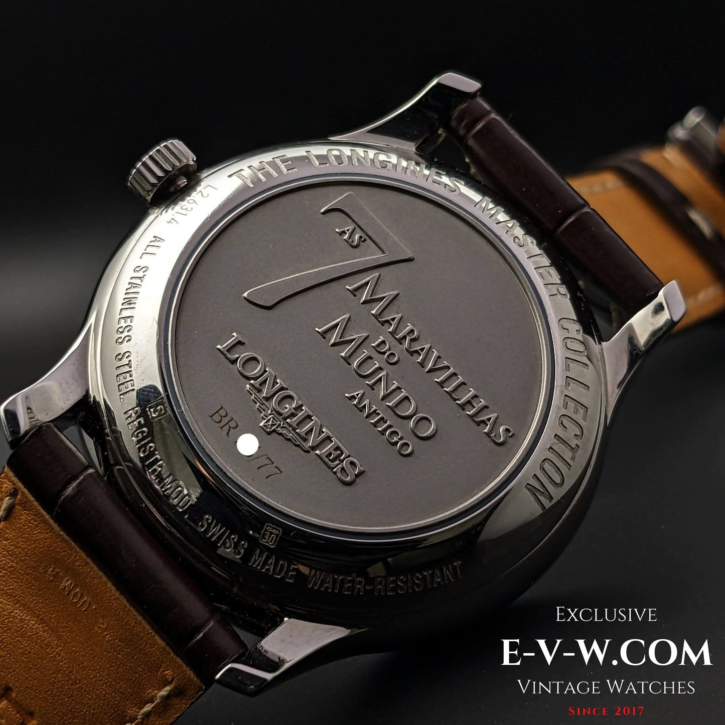 Limited Edition to 77 pcs Longines Master Collection Worldtime "AS 7 Maravilhas Do Mundo Antigo" / Ref .L2.631.4