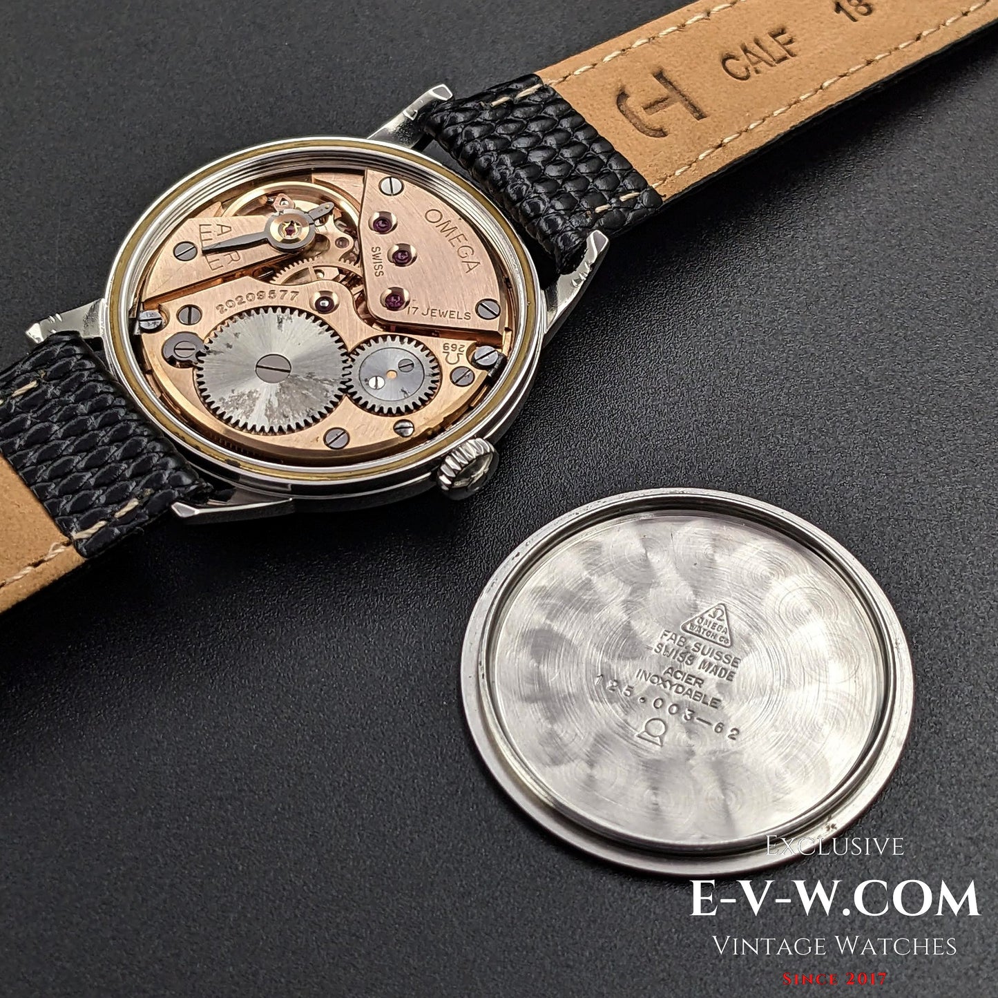 Omega cal 269 (30T2 family) / Sector Dial / Vintage 1963