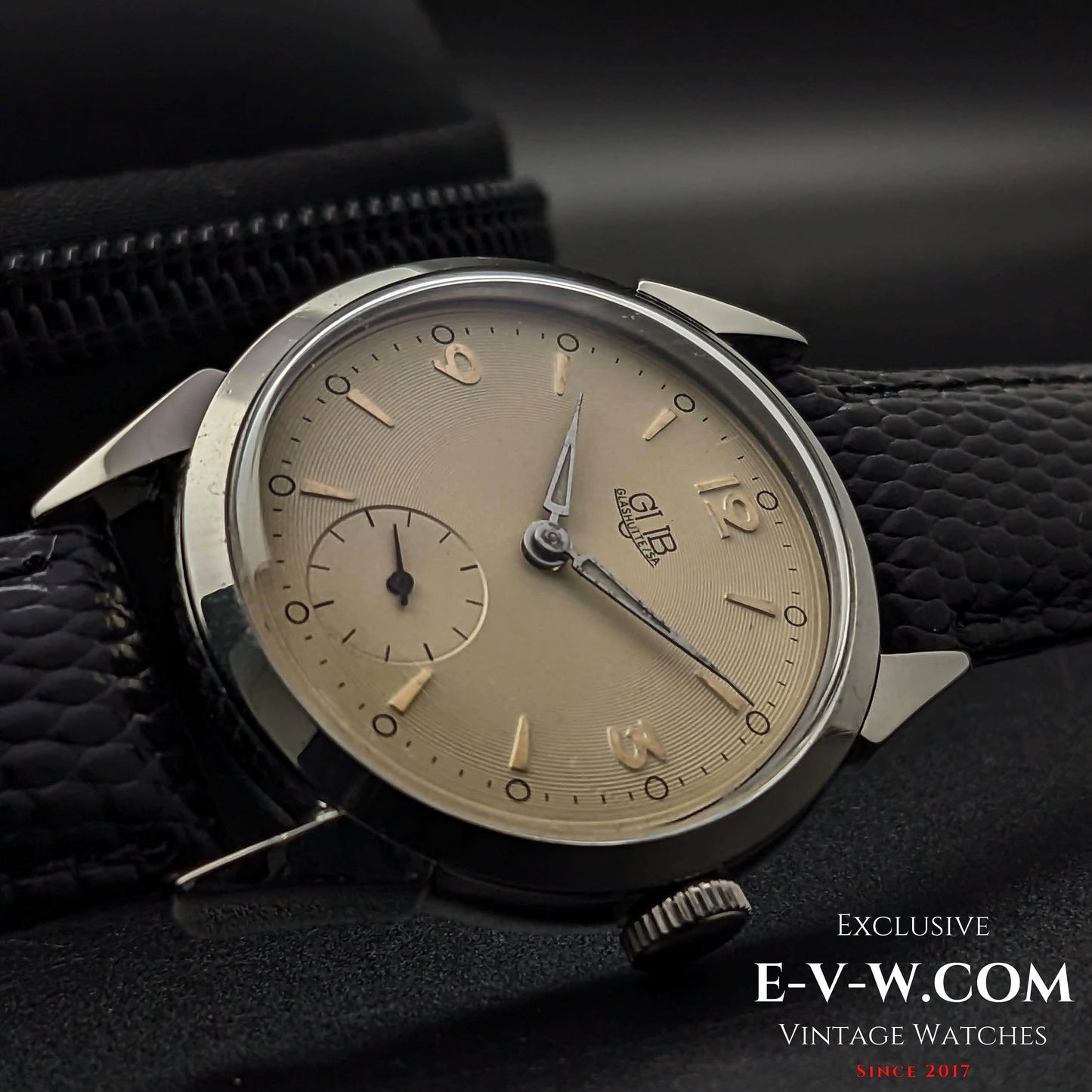 Rare GUB Glashutte SA / cal 60 / Vintage 1950s