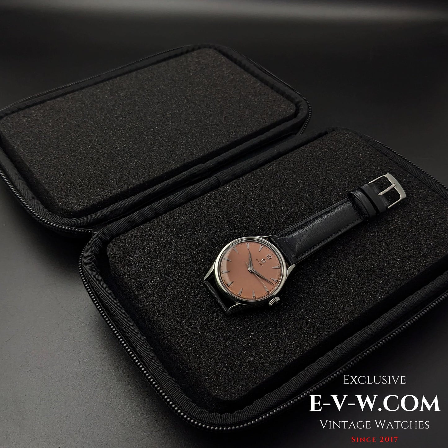 Vintage Omega Pink Brushed “Salmon” Dial / cal. 283 (30T2) / Vintage 1952