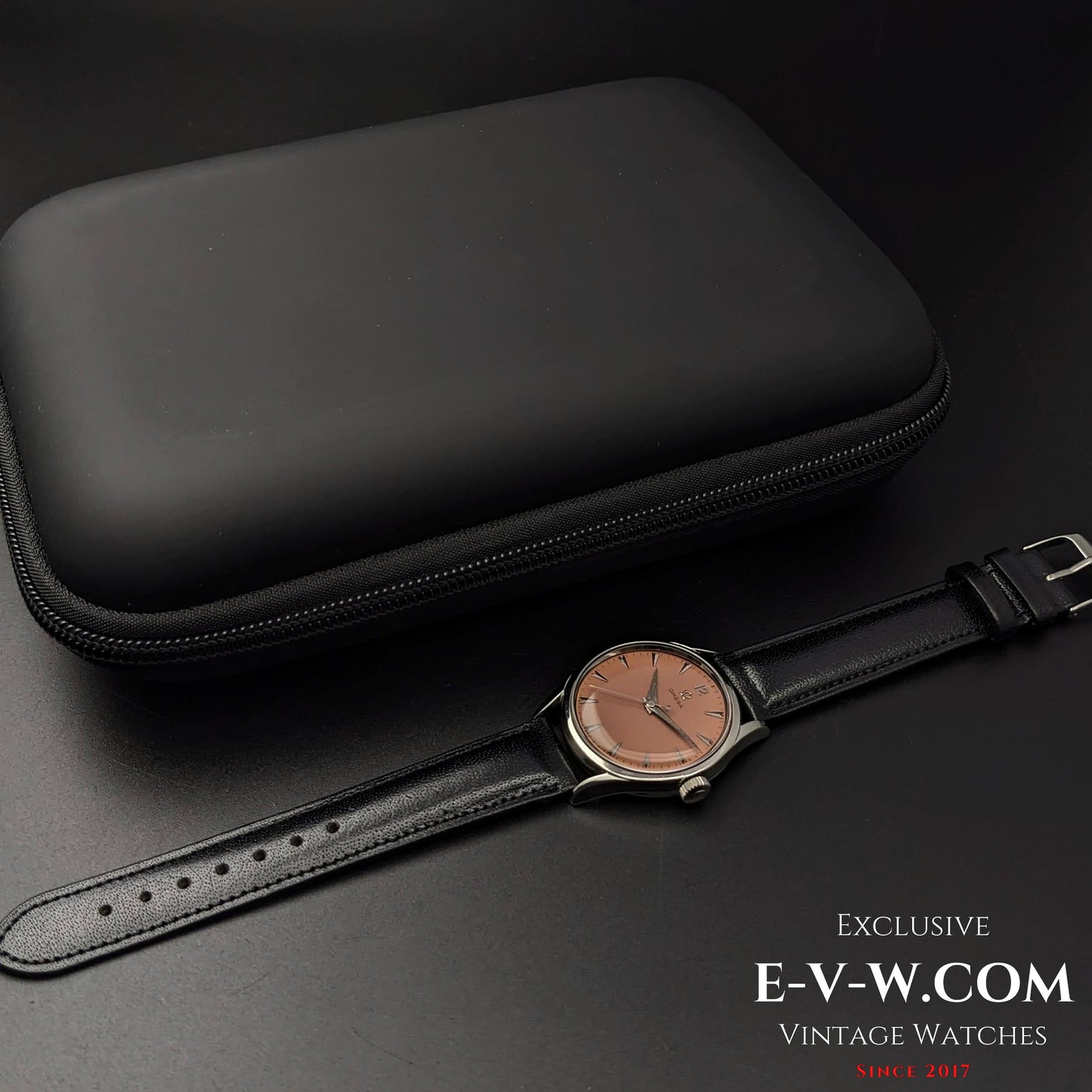 Vintage Omega Pink Brushed “Salmon” Dial / cal. 283 (30T2) / Vintage 1952