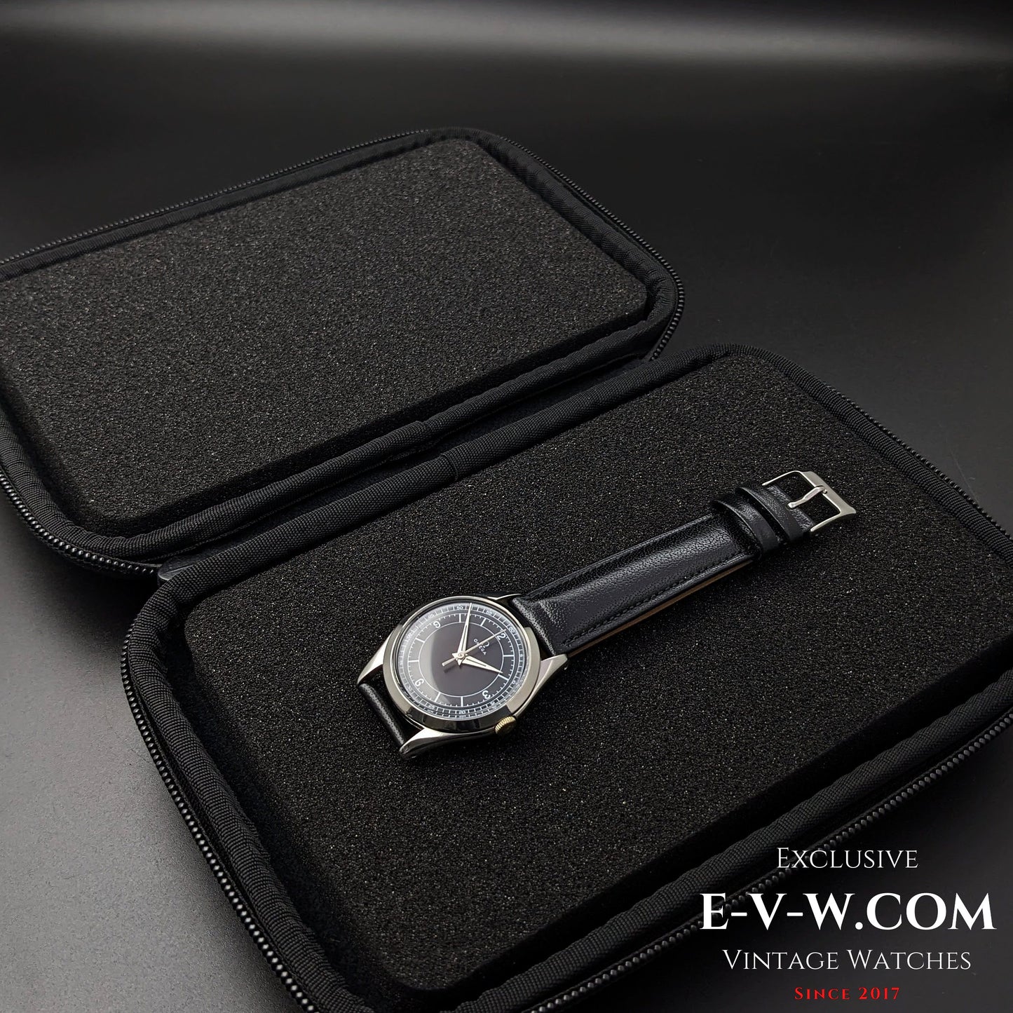 71 years old Omega  “Black” Dial / Ref 2504 13 SC / cal. 283 (30T2) / Vintage 1952