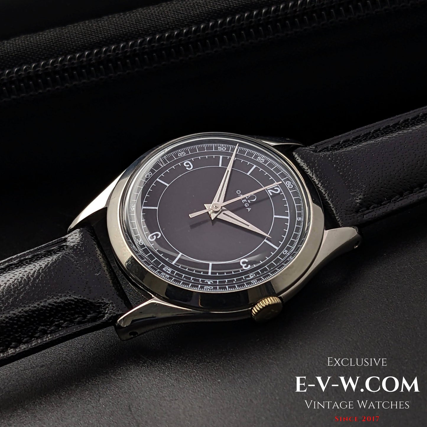 71 years old Omega  “Black” Dial / Ref 2504 13 SC / cal. 283 (30T2) / Vintage 1952