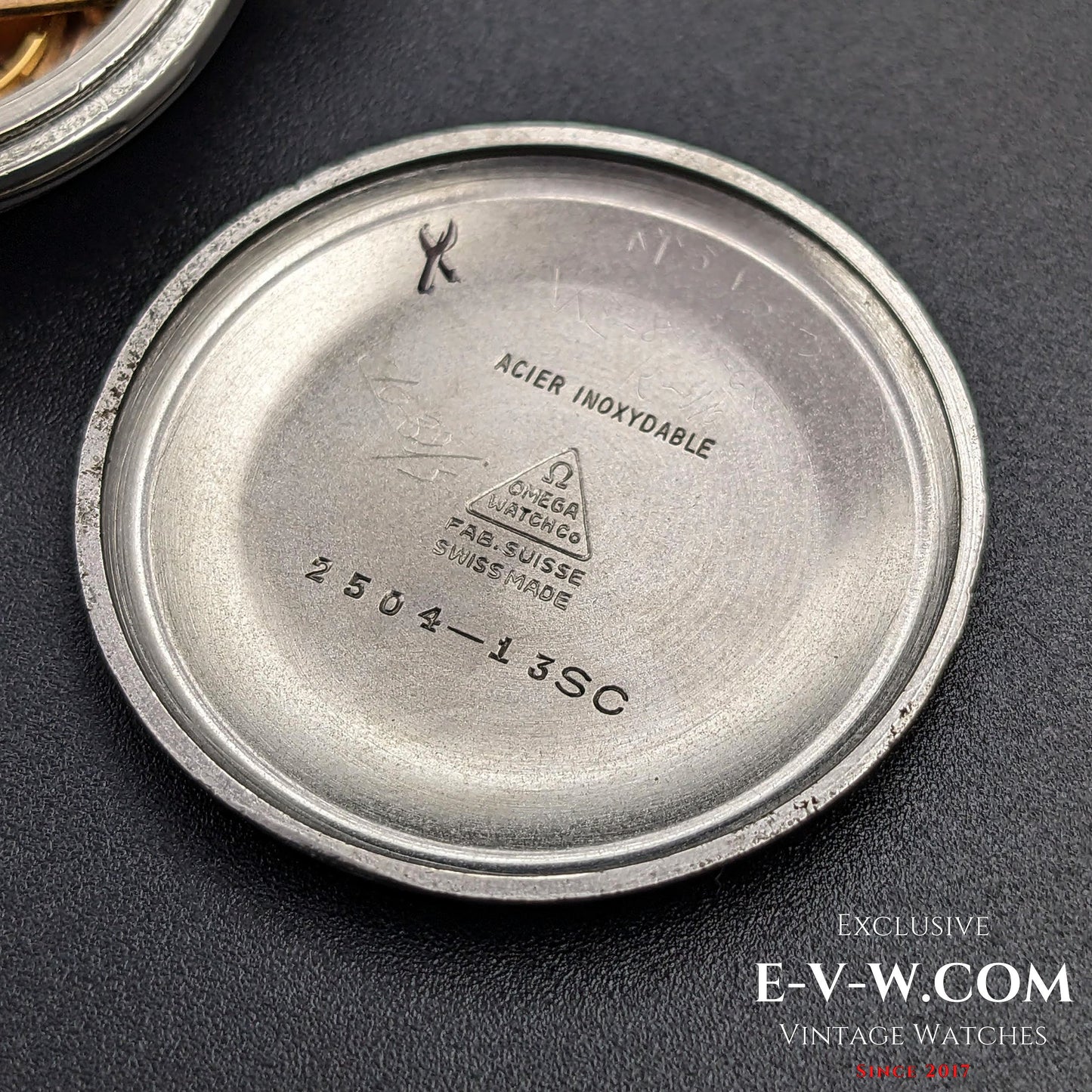 71 years old Omega  “Black” Dial / Ref 2504 13 SC / cal. 283 (30T2) / Vintage 1952