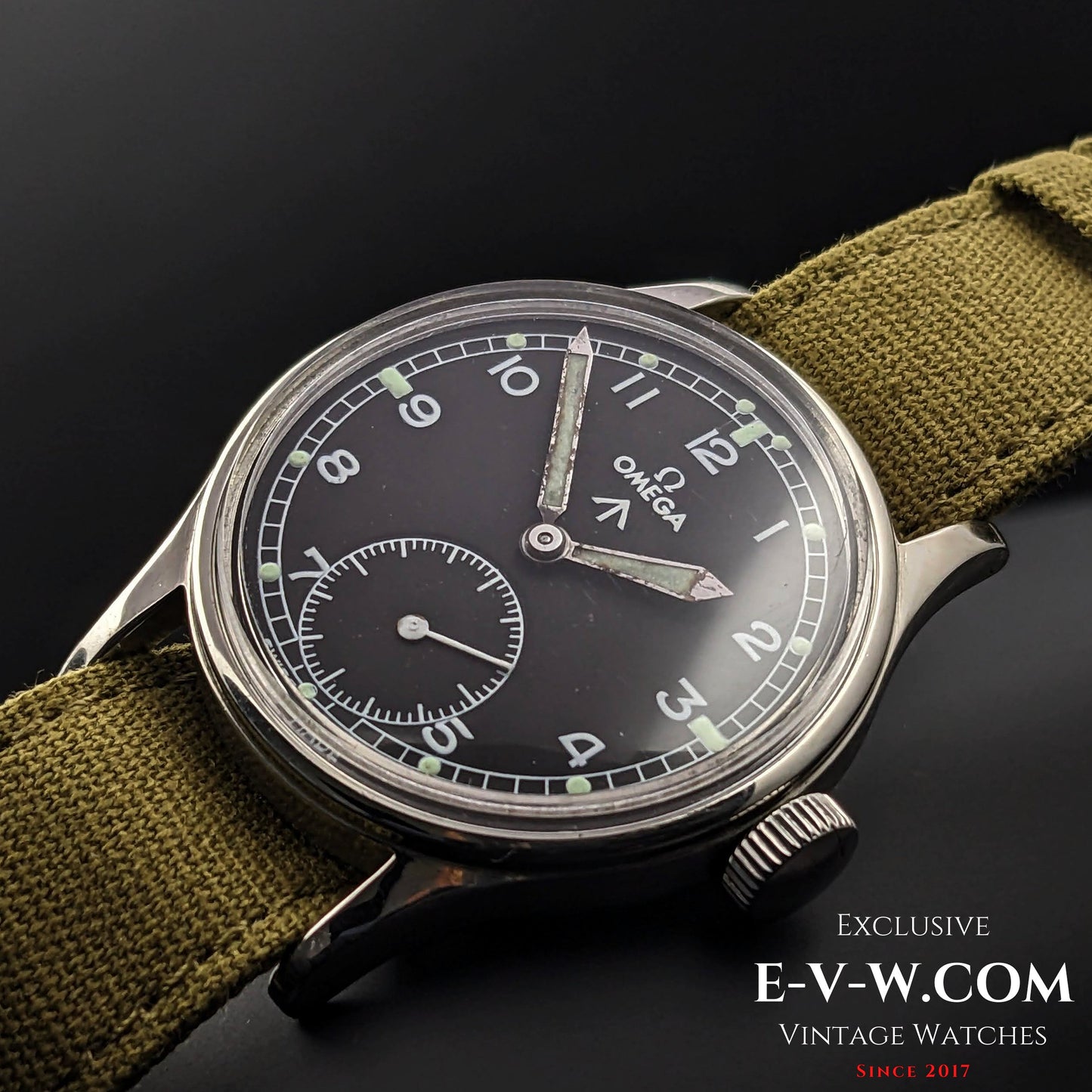 Military Omega Dirty Dozen RAF British Army Royal Air Force WWII / Vintage 1943 / Cal.30T2