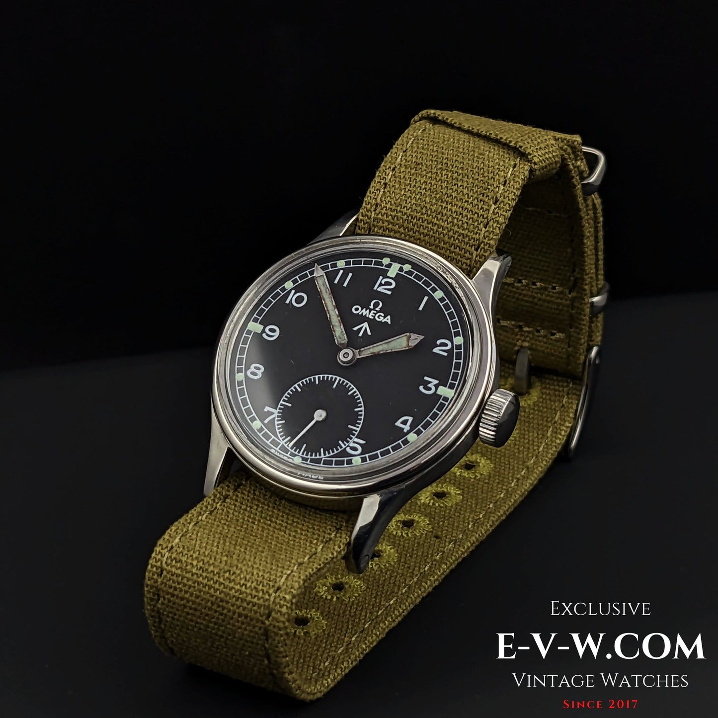 Military Omega Dirty Dozen RAF British Army Royal Air Force WWII / Vintage 1943 / Cal.30T2