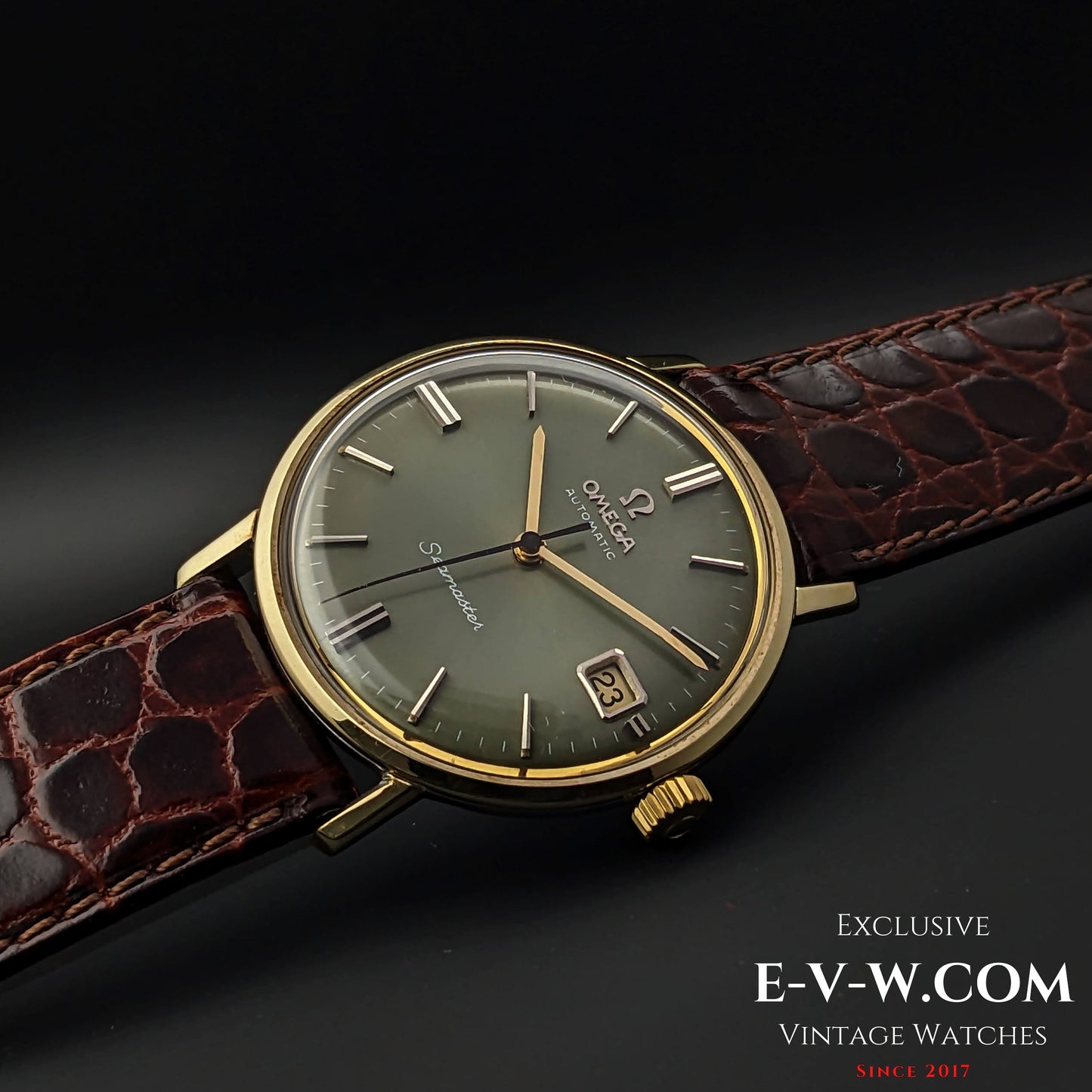 Omega Seamaster Green Dial Automatic Ref 166.020 / cal.562 / Vintage 1965