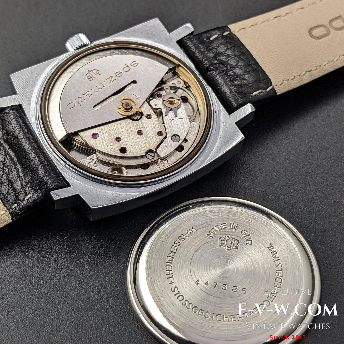 Rare GUB Glashütte SPEZIMATIC Bison / NOS / 26 RUBIS Automatic cal 75 / Vintage 1970s