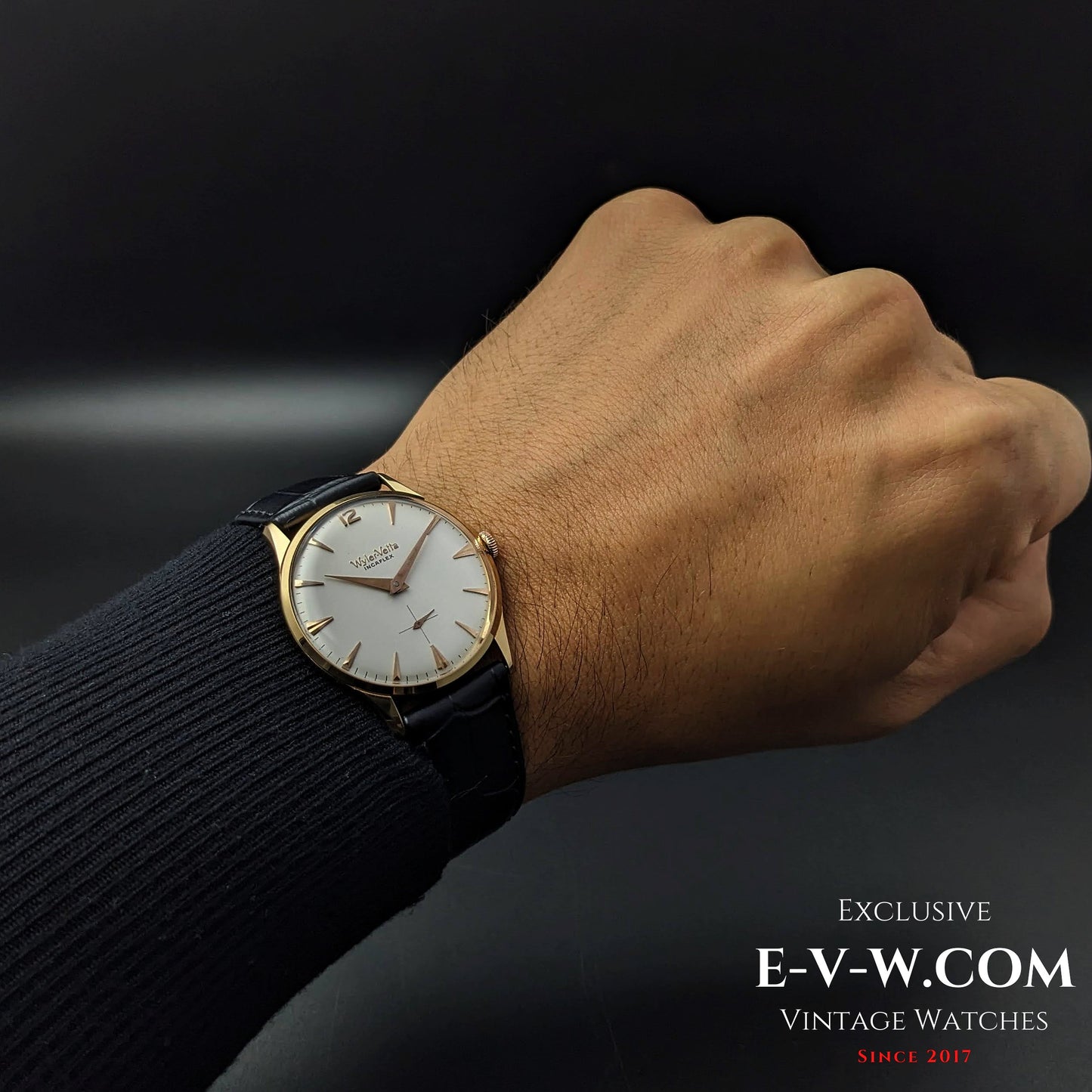 Wyler Vetta Rare Incaflex 18K Solid Gold / Cal 32 / Vintage 1960s