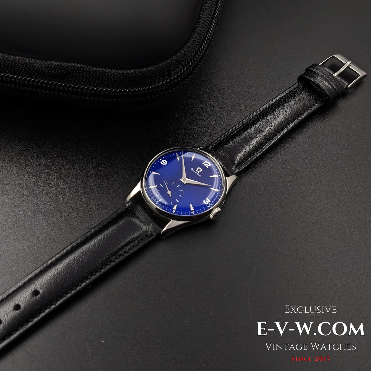 73 Years Old Vintage Blue Omega 265 (30T2 Family)  / Ref. 2540-7 / Cal. 265 / Vintage  1950
