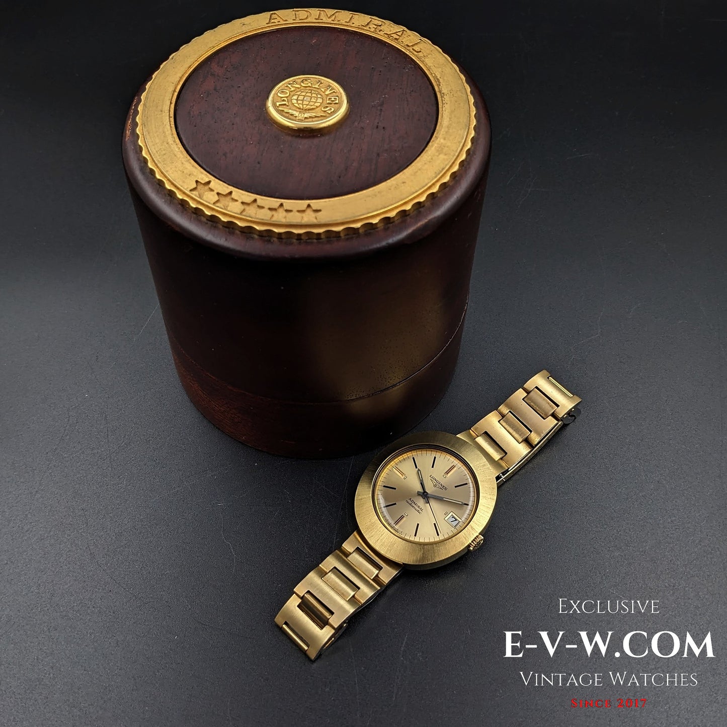50 Years Old Vintage Longines Admiral 5 Stars / UFO DISCO / Cal. 431 / Vintage 1970s
