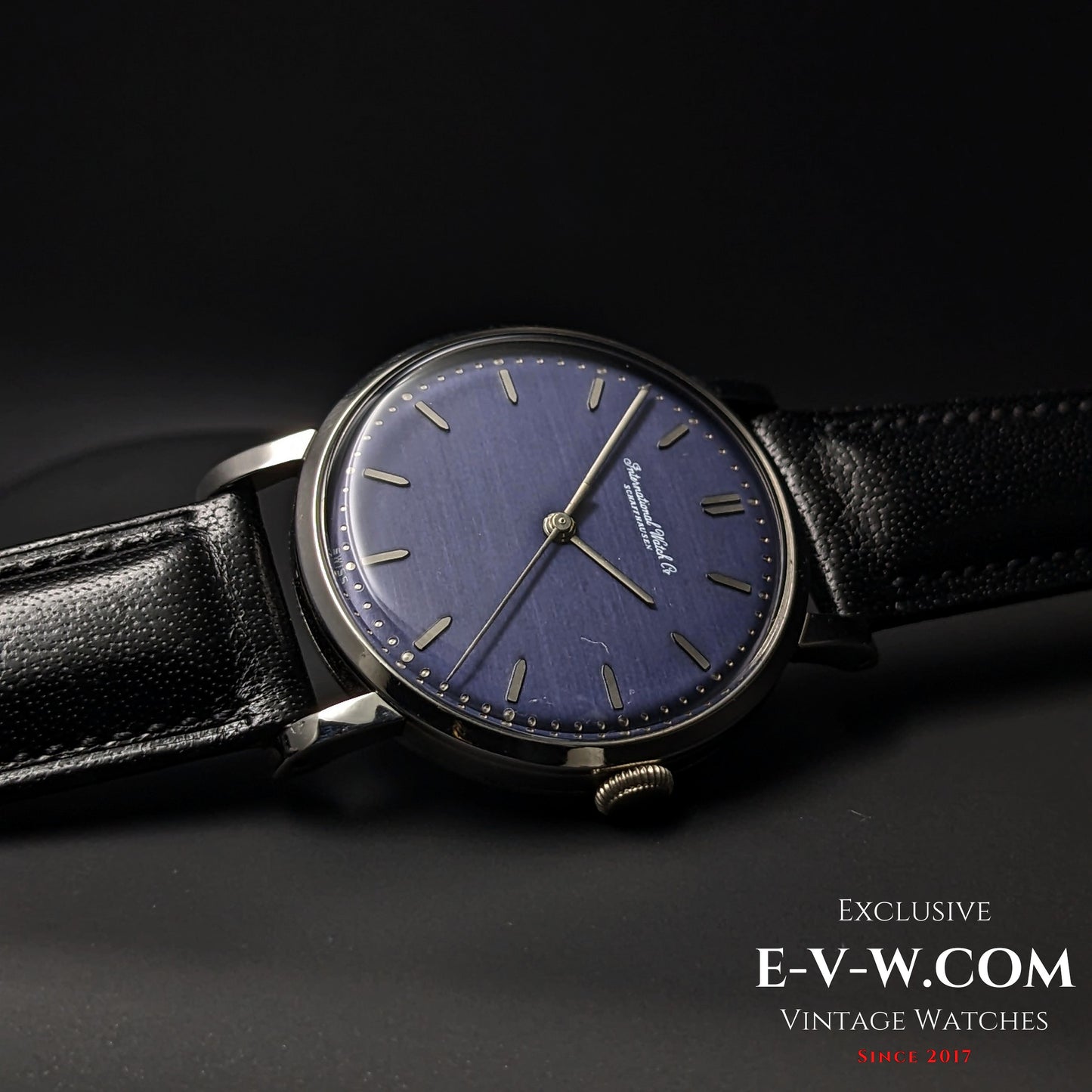 59 Years Old Vintage IWC Schaffhausen Classic / Original Blue Colored Dial / Cal. 89 / vintage 196559 Years Old Vintage IWC Schaffhausen Classic / Original Blue Colored Dial / Cal. 89 / vintage 196559 Years Old Vintage IWC Schaffhausen Classic / Original Blue Colored Dial / Cal. 89 / vintage 1965