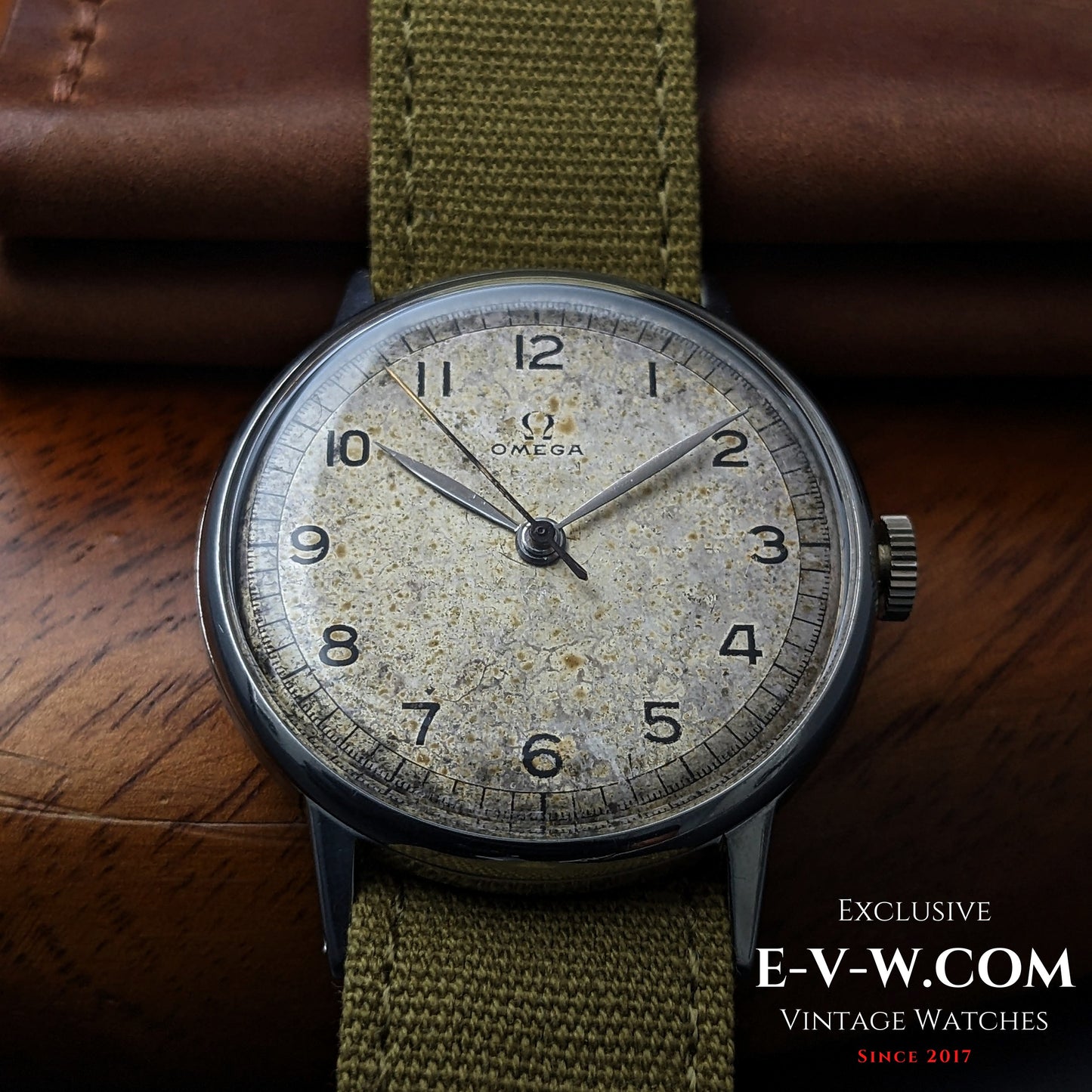 ~80 Years Old — Omega 30T2 WWII “Calatrava-Style” | Ref. 2349/3 | Cal. 30T2 SC | ~1944 | Serviced