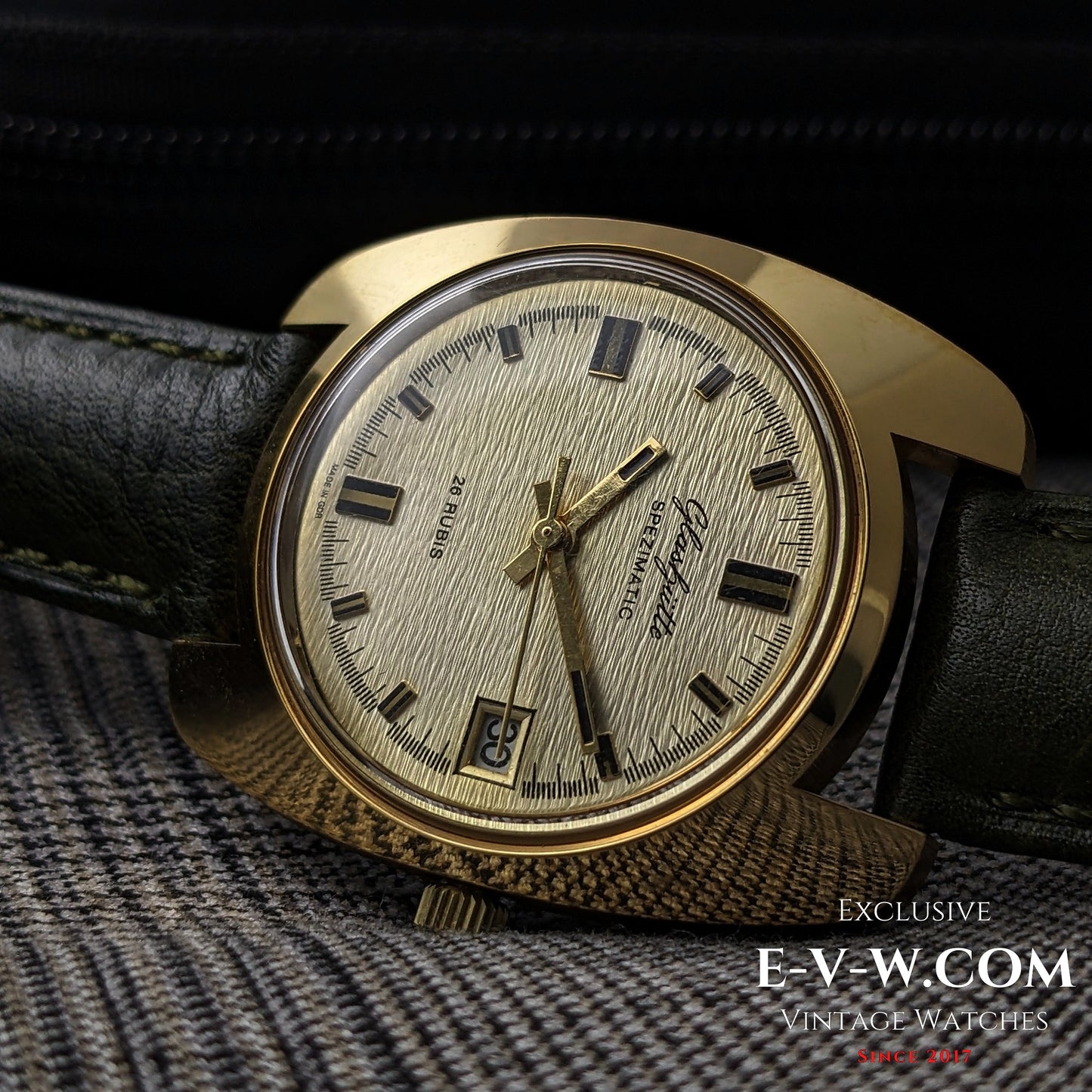 NOS — Early 1970s — Glashuette — Spezimatic — Automatic — GUB 75 — Vintage 1970s — Serviced