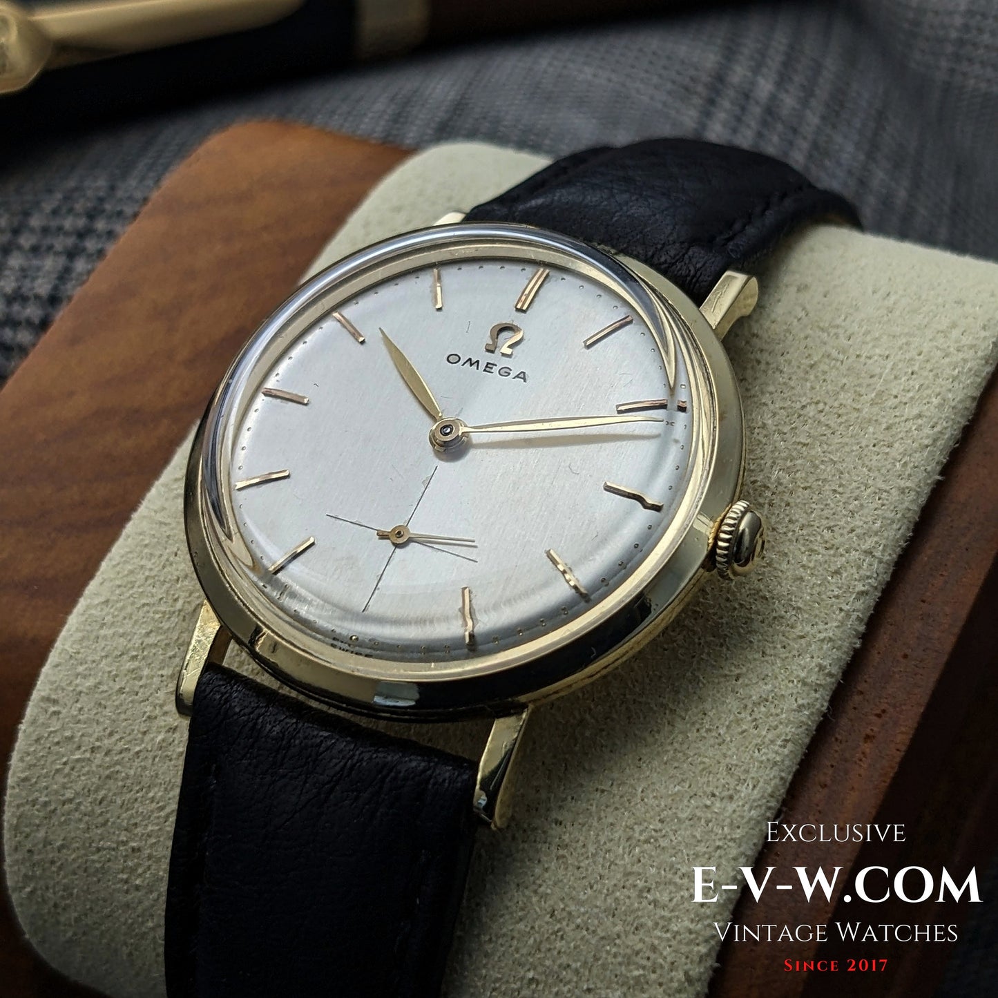 71 years old -Omega 14K gold-filled-Ref. N-6255 - Cal 302 - Vintage 1954 - Serviced