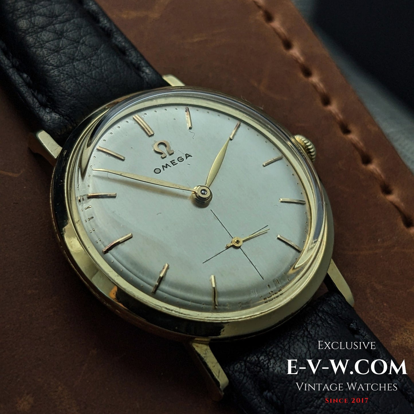 71 years old -Omega 14K gold-filled-Ref. N-6255 - Cal 302 - Vintage 1954 - Serviced