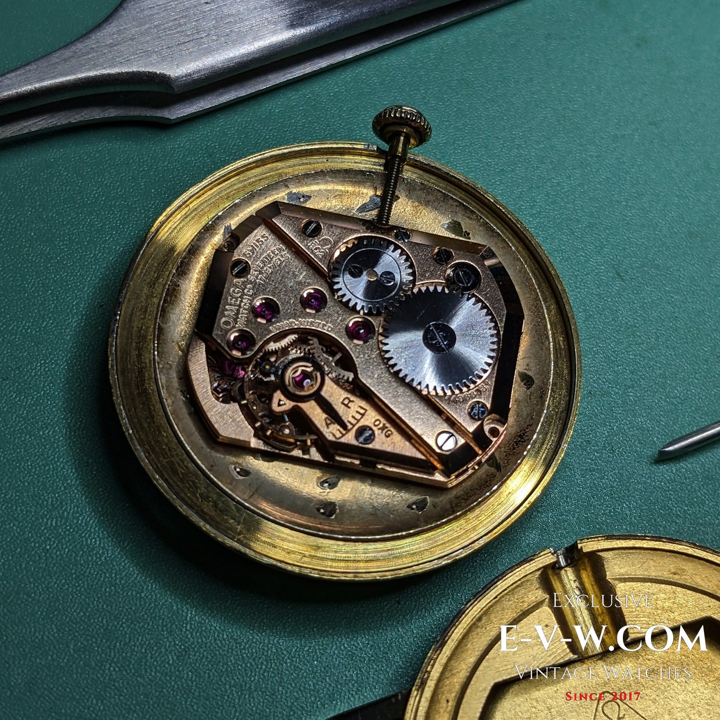 71 years old -Omega 14K gold-filled-Ref. N-6255 - Cal 302 - Vintage 1954 - Serviced