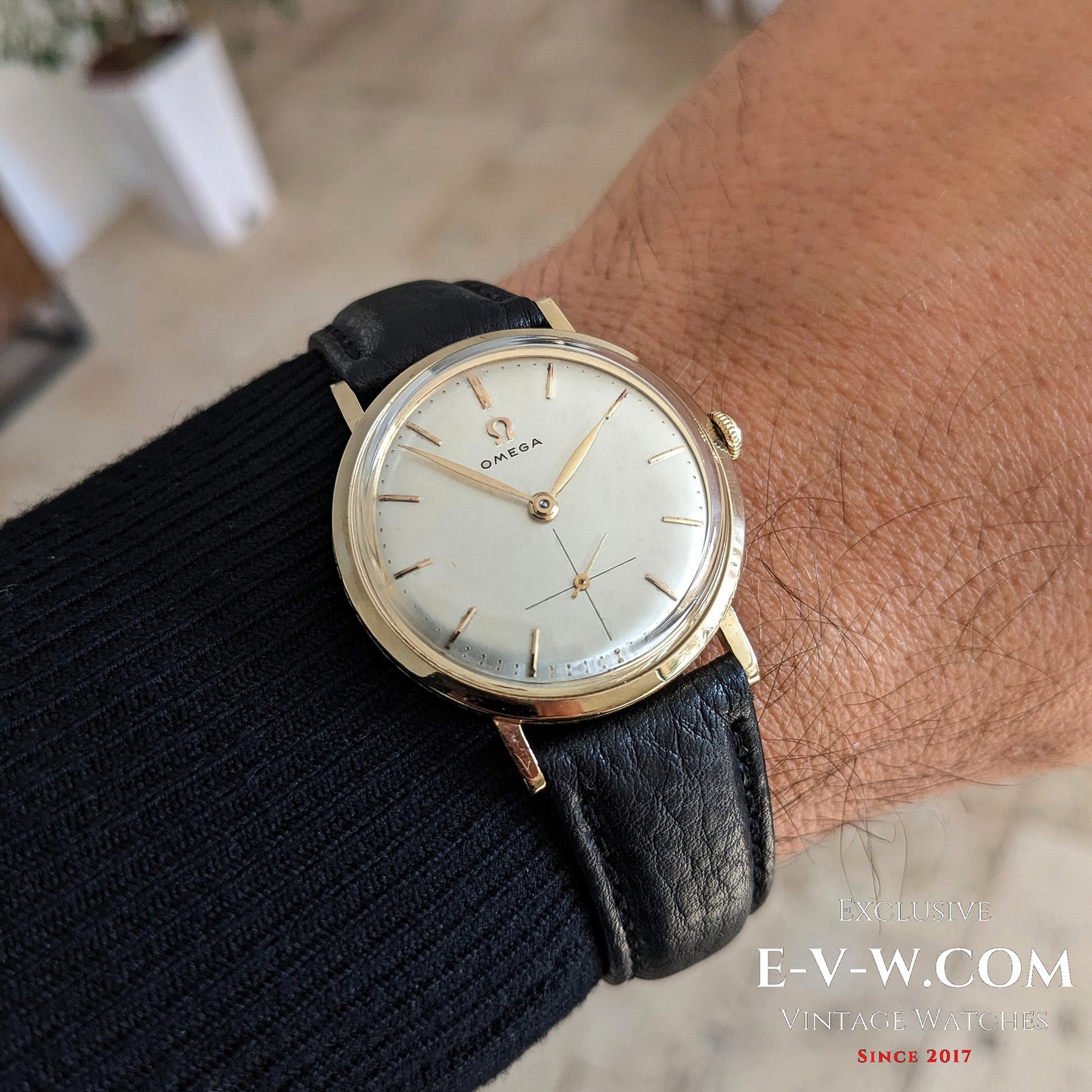 71 years old -Omega 14K gold-filled-Ref. N-6255 - Cal 302 - Vintage 1954 - Serviced