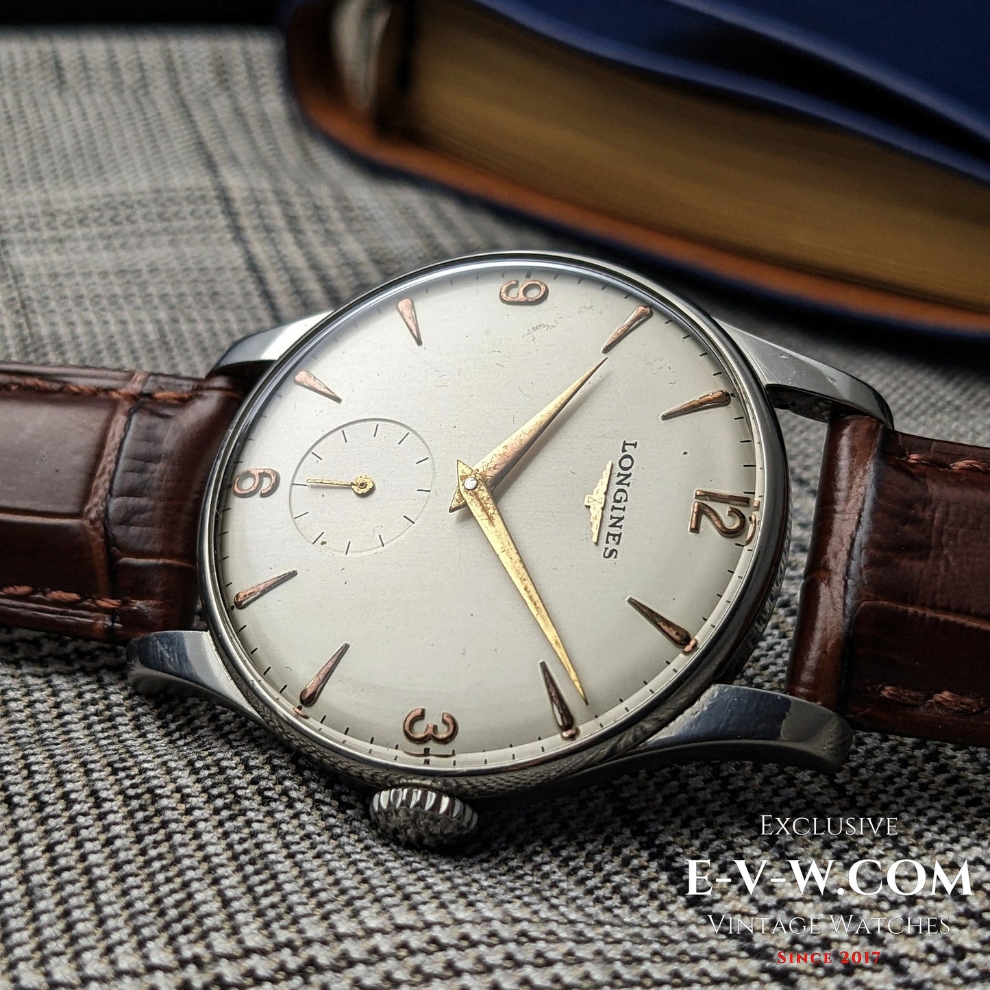 68 years old LONGINES Calatrava- Ref 5356-35- Cal. 12.68Z -Vintage 1957-Serviced