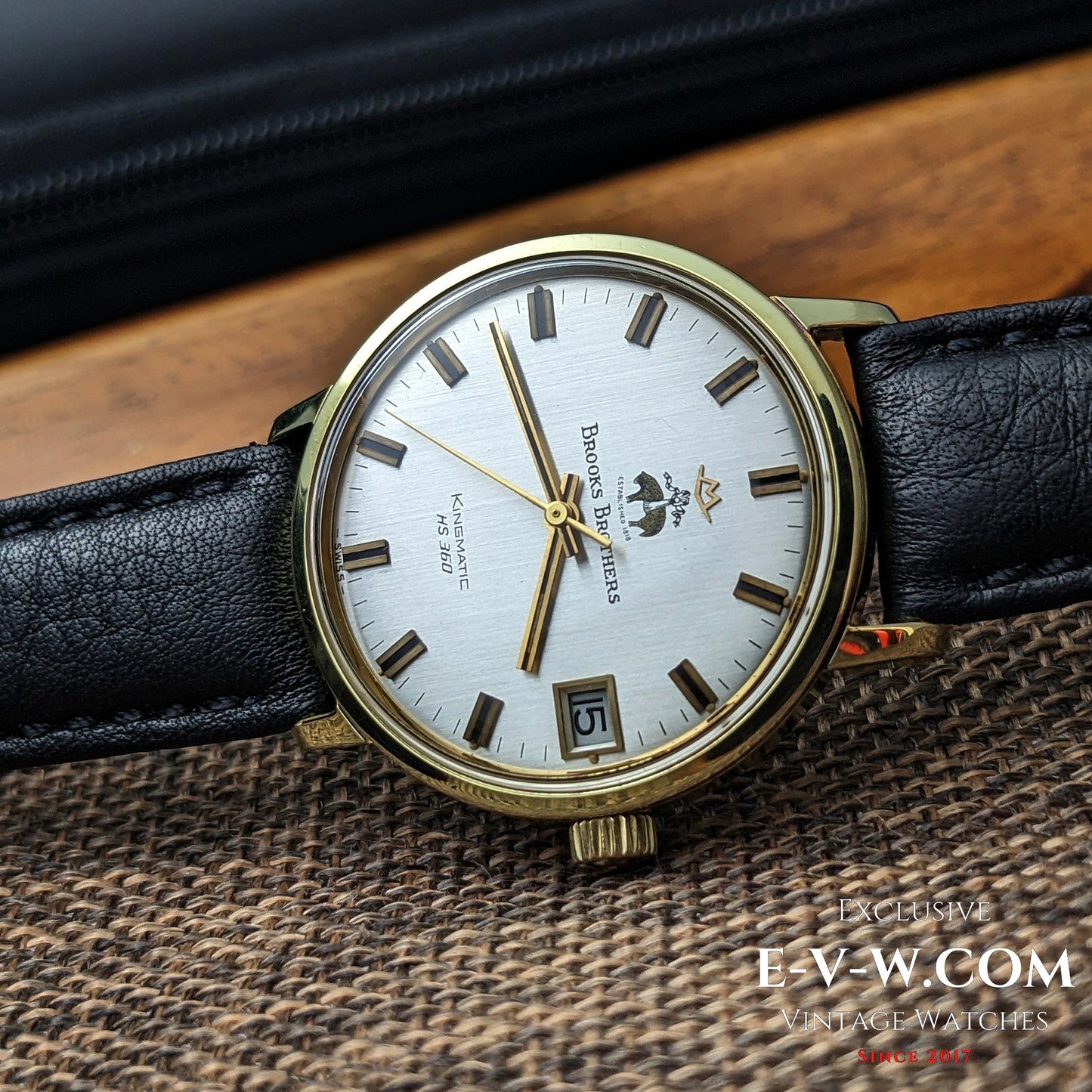 70s High-Beat Movado Brooks Brothers Kingmatic HS360 | Cal. 408 | Vintage 1970 | Serviced