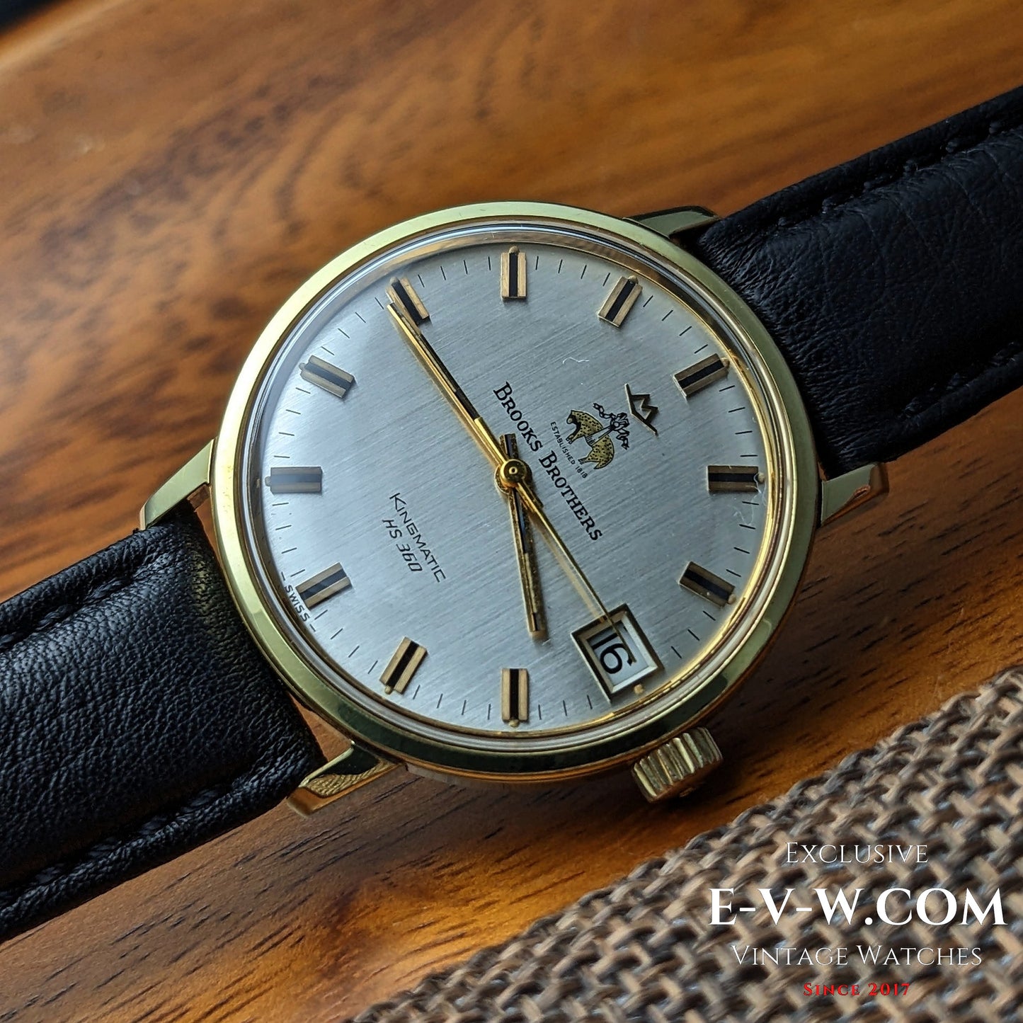70s High-Beat Movado Brooks Brothers Kingmatic HS360 | Cal. 408 | Vintage 1970 | Serviced