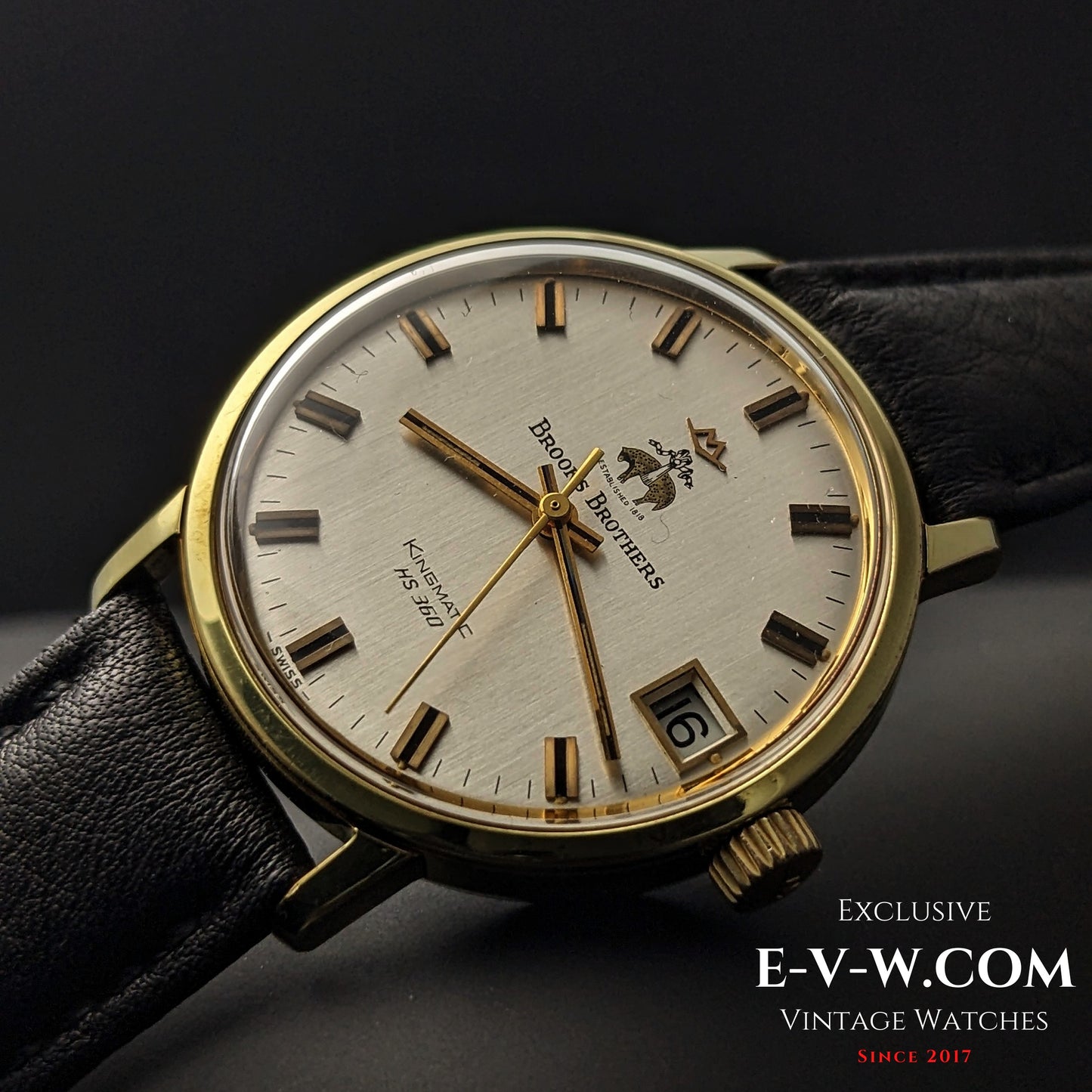 70s High-Beat Movado Brooks Brothers Kingmatic HS360 | Cal. 408 | Vintage 1970 | Serviced
