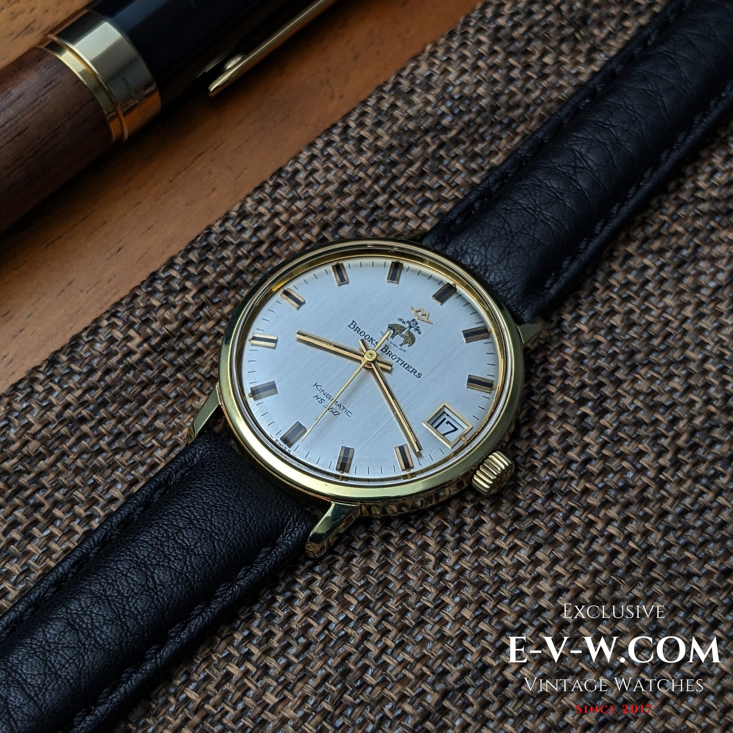 70s High-Beat Movado Brooks Brothers Kingmatic HS360 | Cal. 408 | Vintage 1970 | Serviced