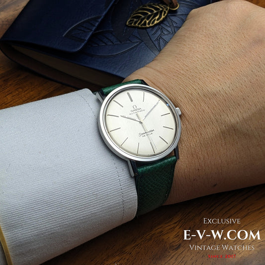 Raro e speciale orologio vintage Omega Seamaster De Ville del 1965 | Rarità "ultra-sottile" (calibro 711) | Rif. 165.008 | Revisionato