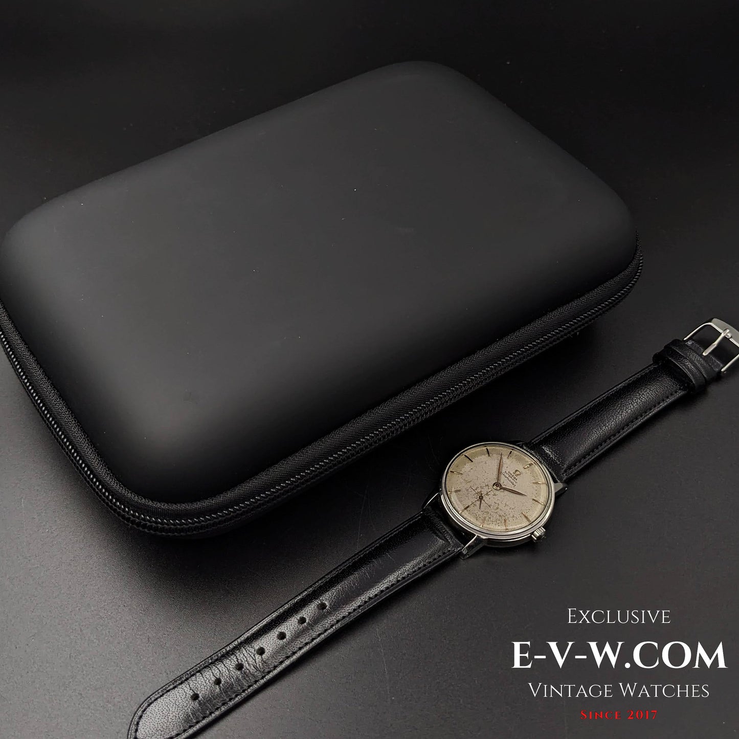 69 years old Omega Seamaster Automatic Bumper / Vintage 1954 / Ref 2807-1 / cal.332 /  Vintage Honeycomb Dial