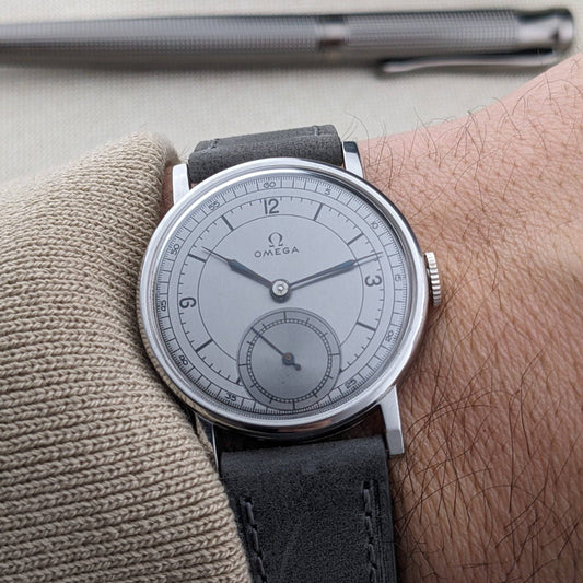 82 Years Old Omega Sector Watch WWII 1944 - Caliber 30T2PC / Vintage Timepiece / Serviced