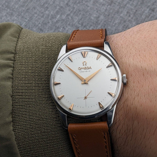 72 Years Old Omega Genève / Ref 2748-14 / Vintage 1954 Watch with Cal 266 (30T2 family) Movement / serviced