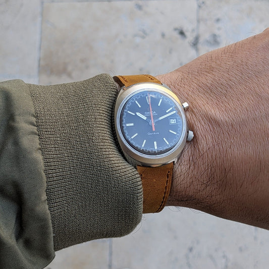 Ca 55 Years Old / Omega Chronostop Geneve / Ref 146.009 / Vintage 1970's Watch / Cal 920 Movement / Serviced vintage watch